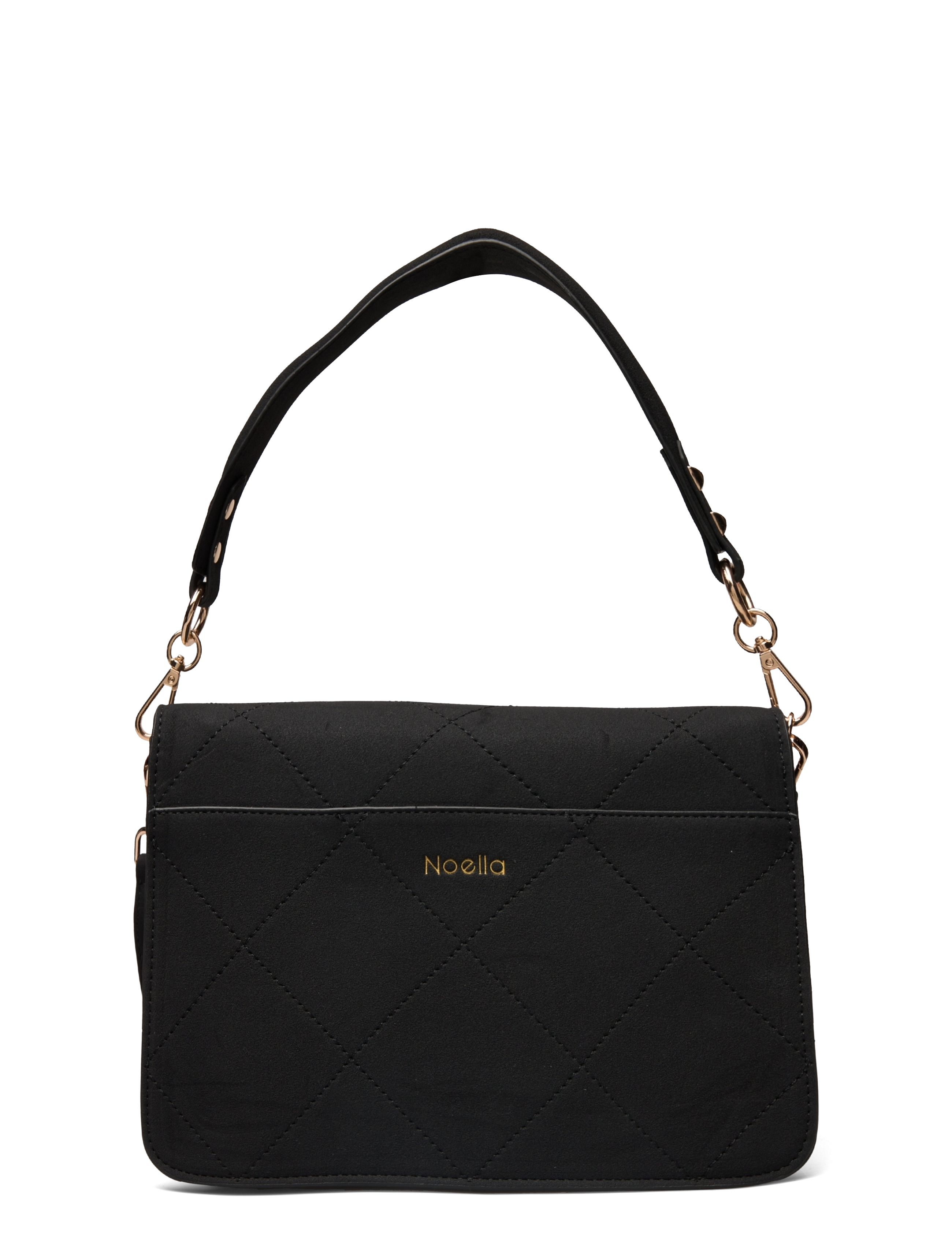 Noella - Blanca Multi Compartment Bag - festtøj til outletpriser - black suede - 2
