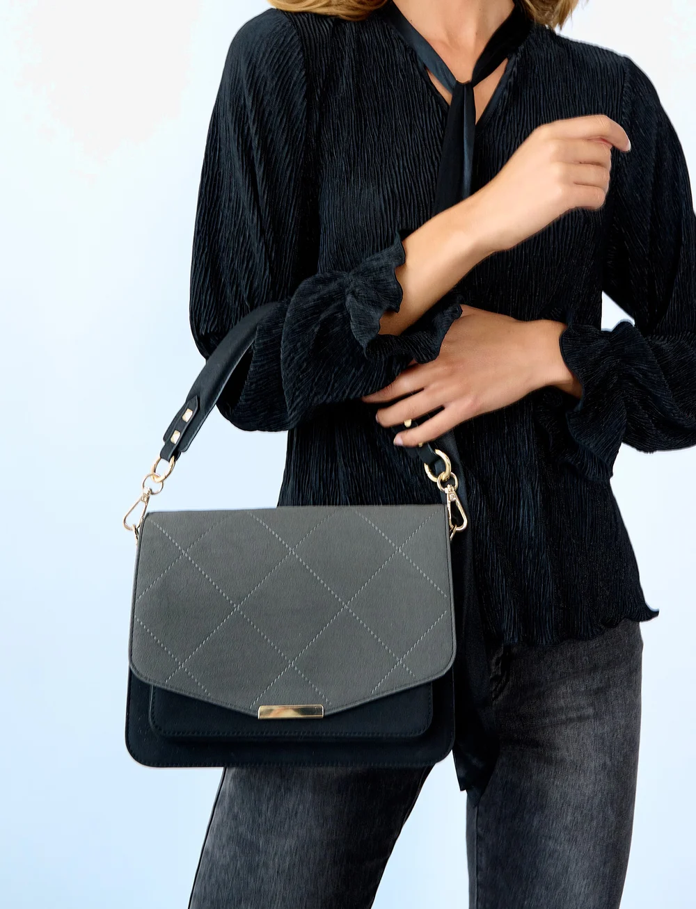 Noella - Blanca Multi Compartment Bag - speciella tillfällen - dark grey/black - 0