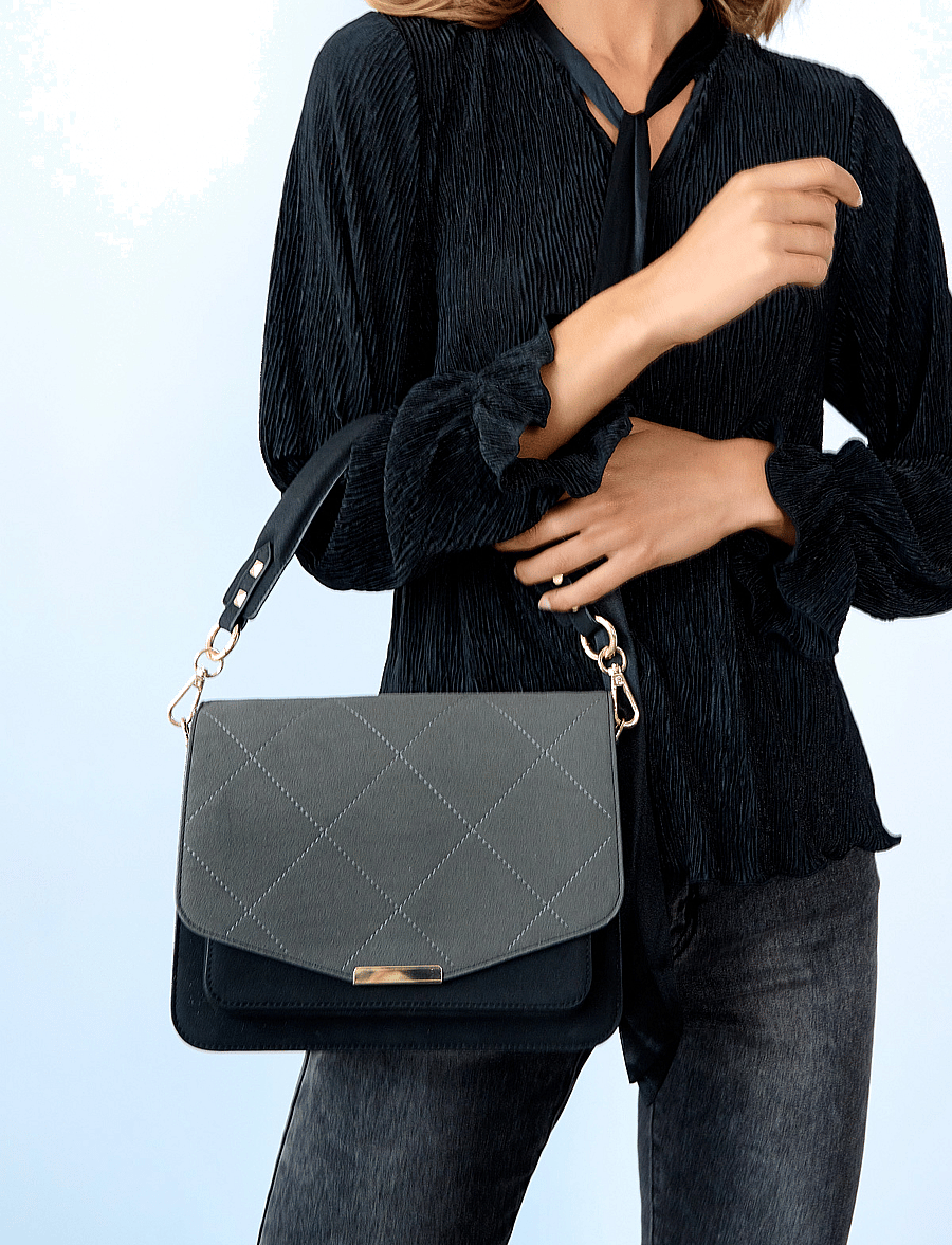 Noella - Blanca Multi Compartment Bag - modetrends - dark grey/black - 0