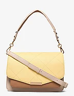 Blanca Multi Compartment Bag - YELLOW/NUDE/DRK.NUDE