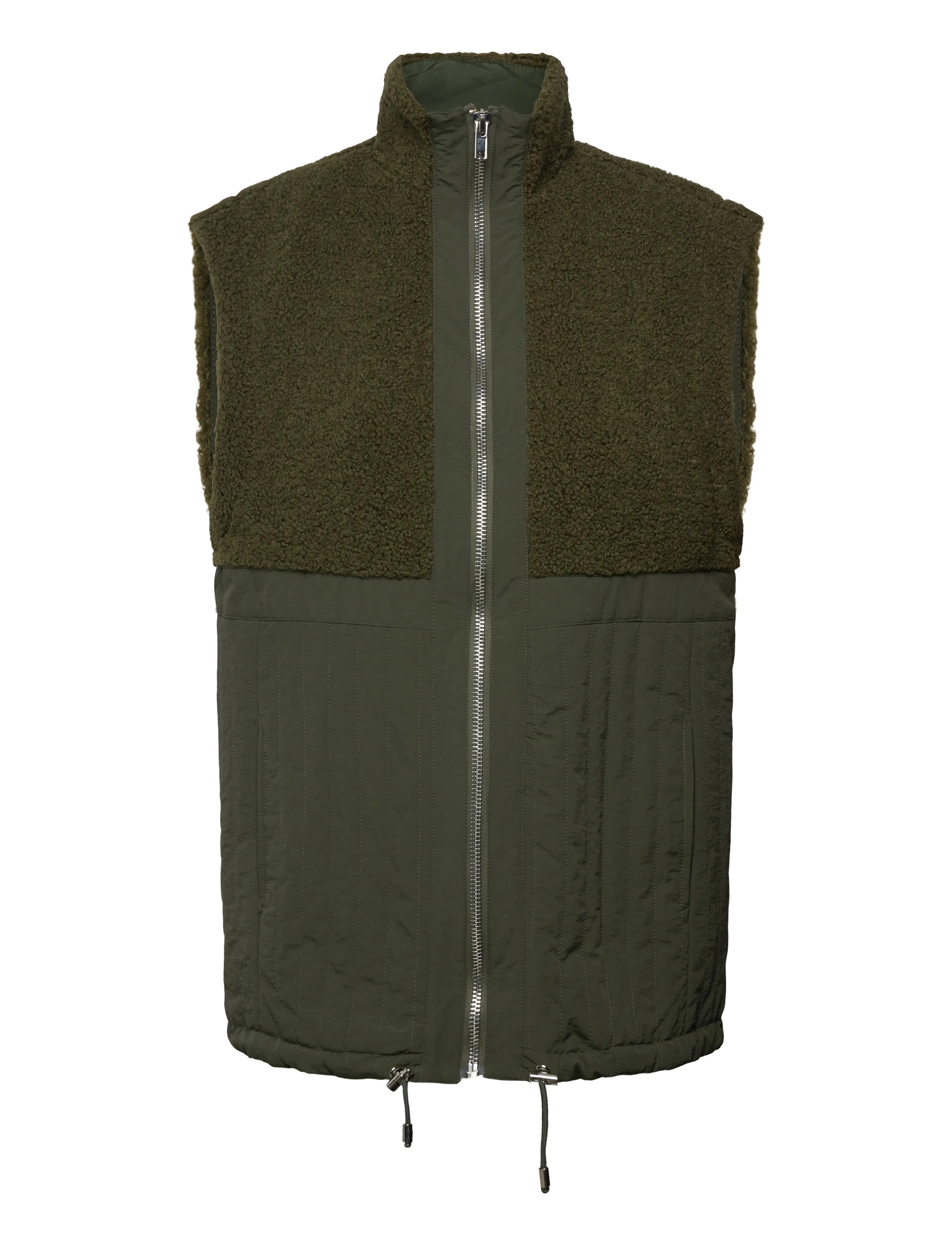 Noella Freya Mix Vest, L, Green, Veste > Quiltede Veste, Dame