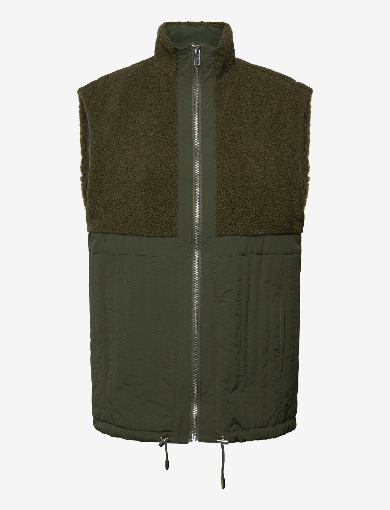 Noella - Freya Mix Vest - herbstjacken - army - 0