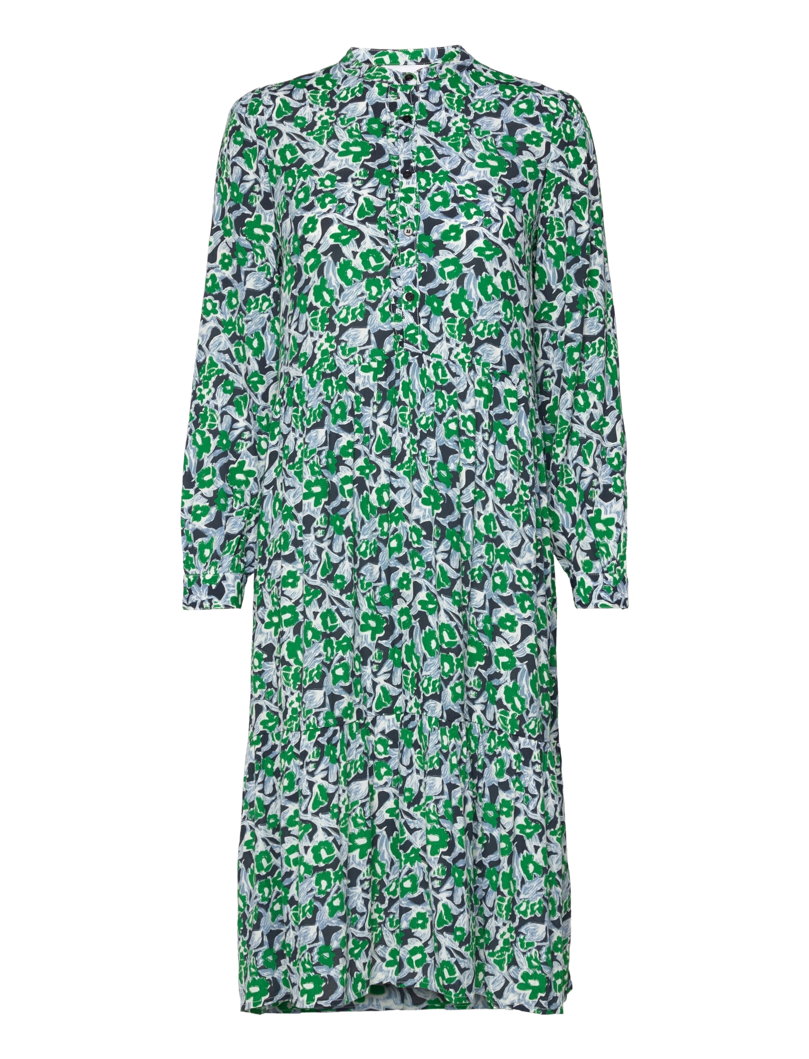 Noella Hira Long Dress Viscose - Kjoler - GREEN MIX / multi