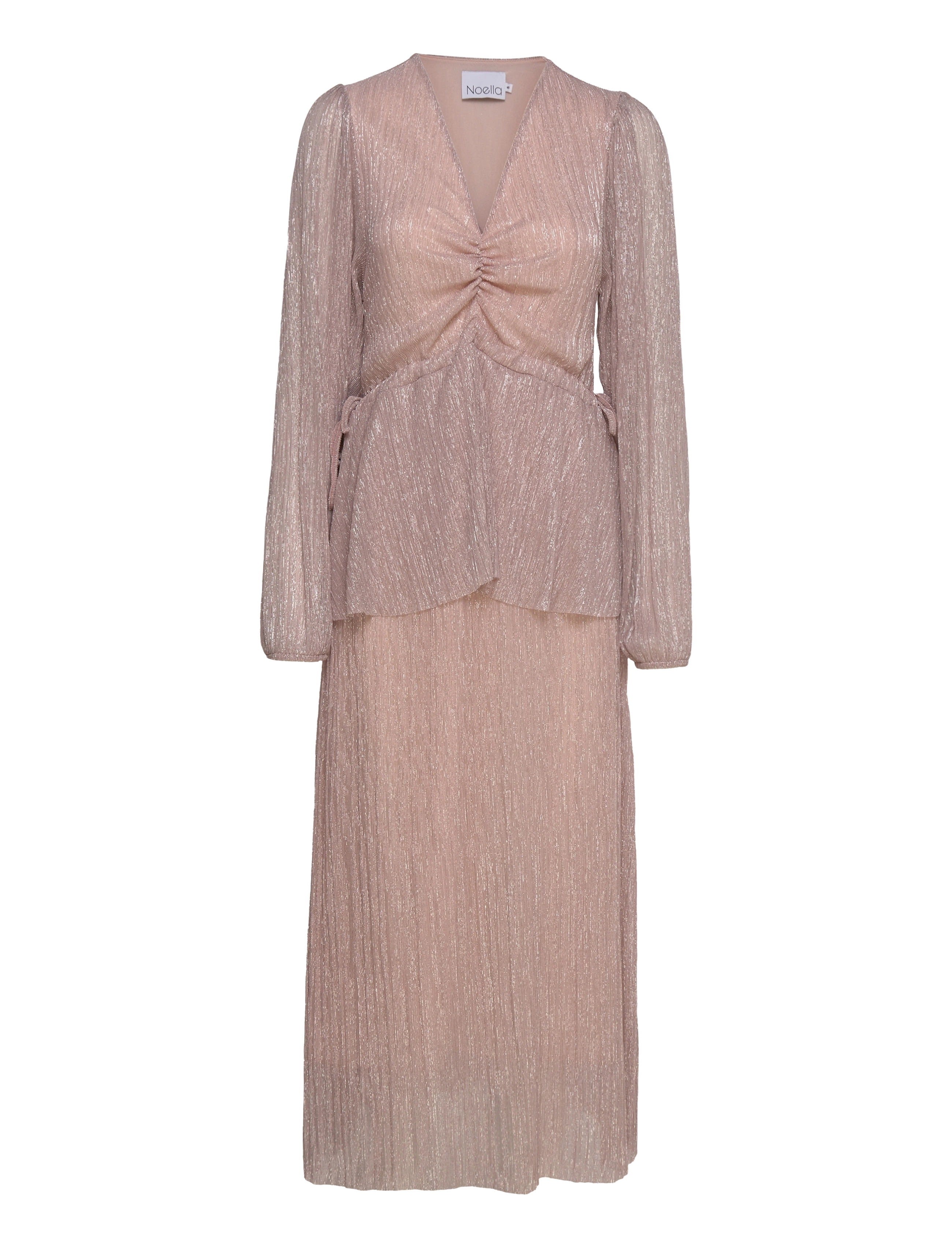 Noella Caly Dress - Kjoler - ROSE W. SILVER / beige