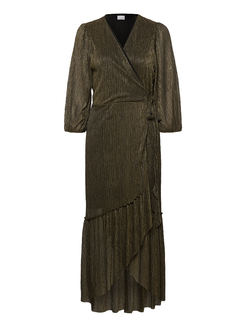 Noella - Lisa Dress - maxiklänningar - black w/ gold - 0