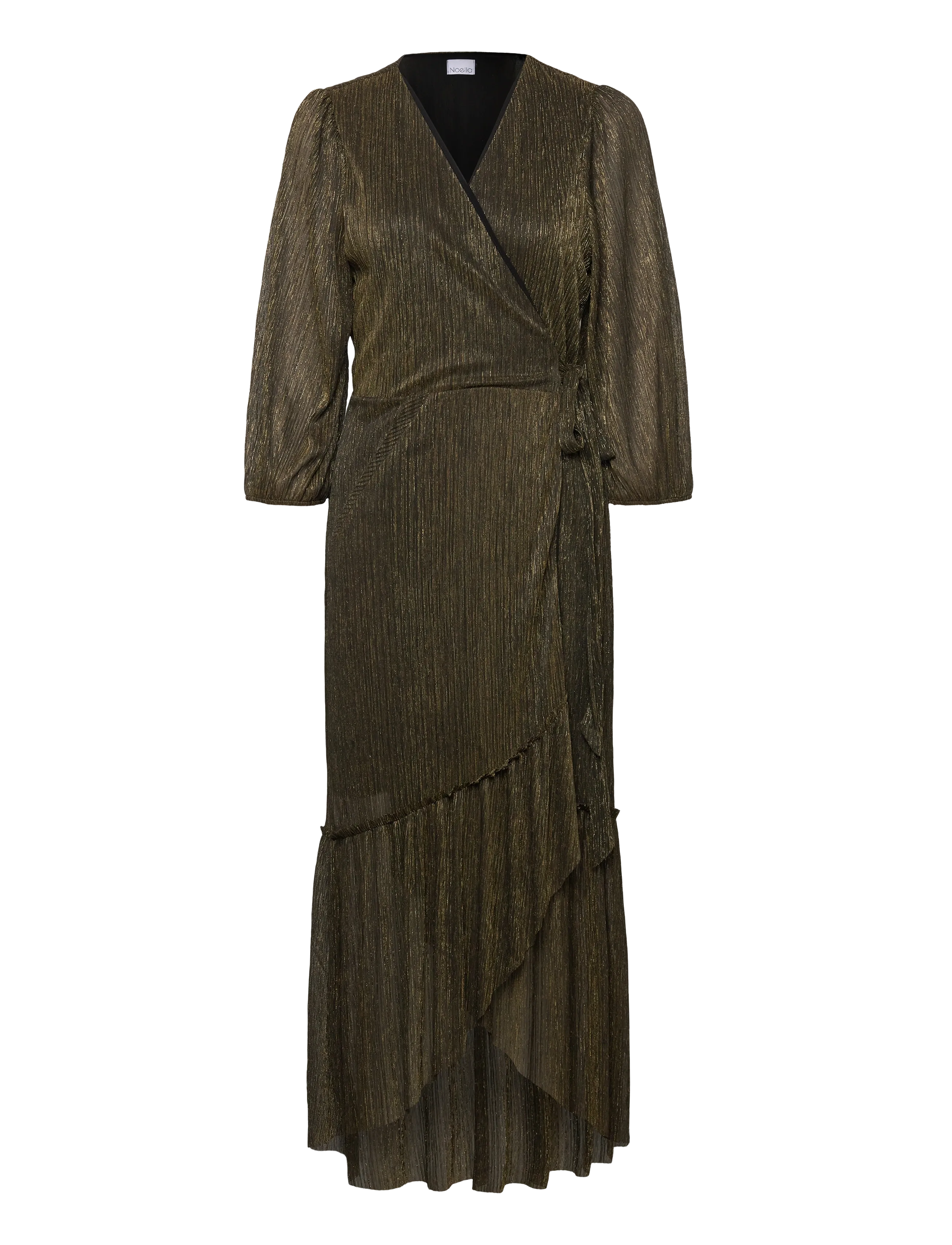 Noella Lisa Dress - Maxi kjoler - BLACK W/ GOLD / gold