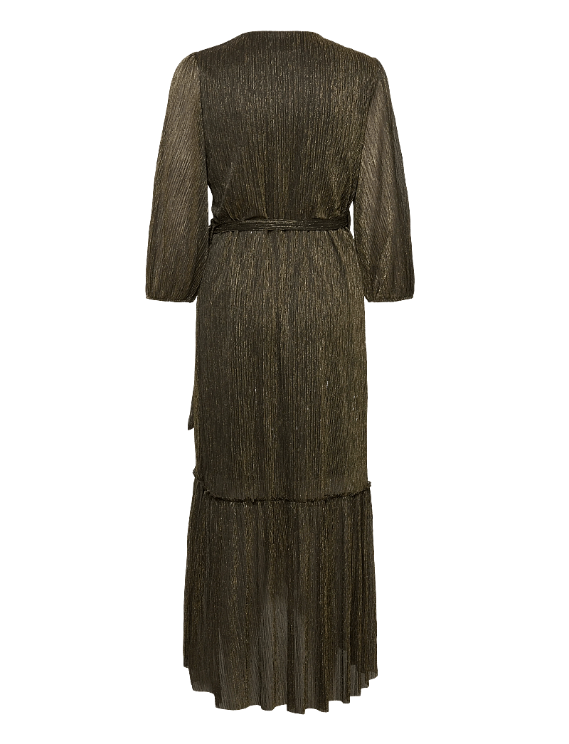 Noella - Lisa Dress - maxiklänningar - black w/ gold - 1