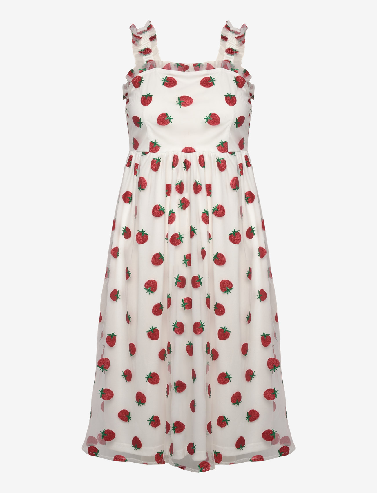 Noella - Berry Long Dress - konfirmation - red mix - 1