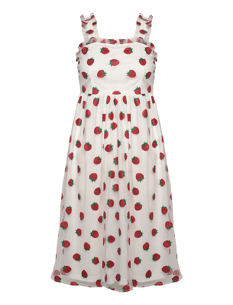 Noella - Berry Long Dress - konfirmation - red mix - 1