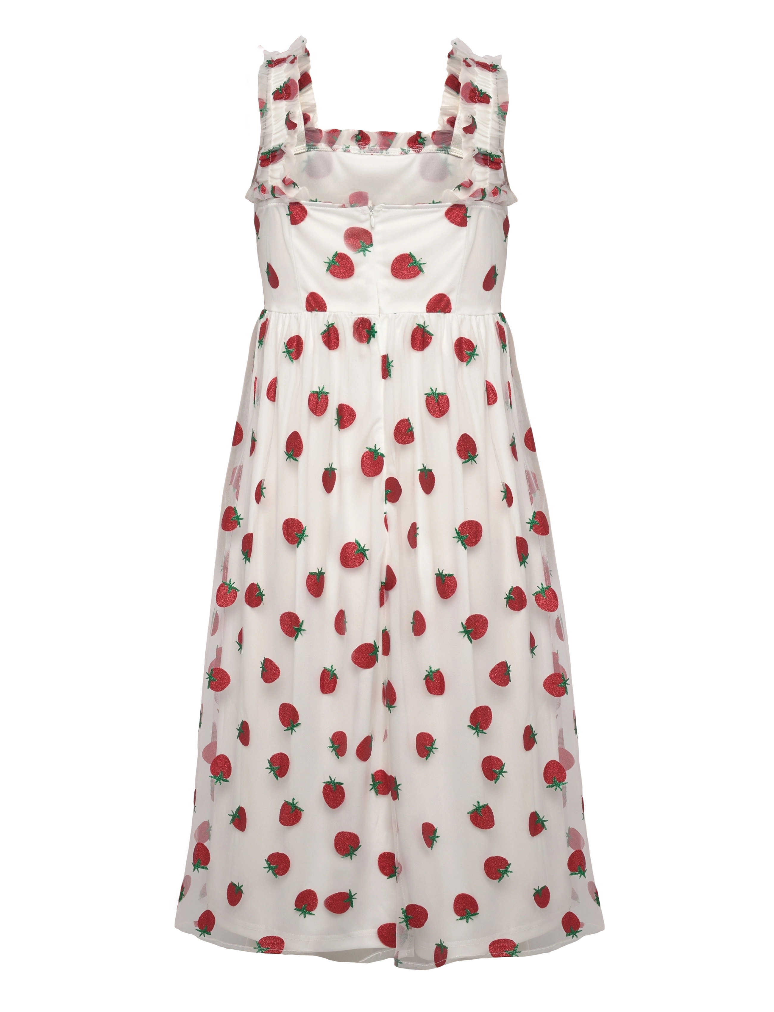 Noella - Berry Long Dress - kristības - red mix - 2