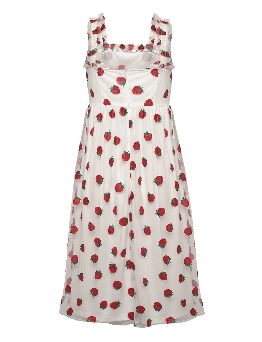 Noella - Berry Long Dress - konfirmation - red mix - 2