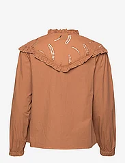 Noella - Louisa Shirt - langærmede skjorter - camel - 1