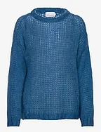 Delta Knit Sweater - BLUE