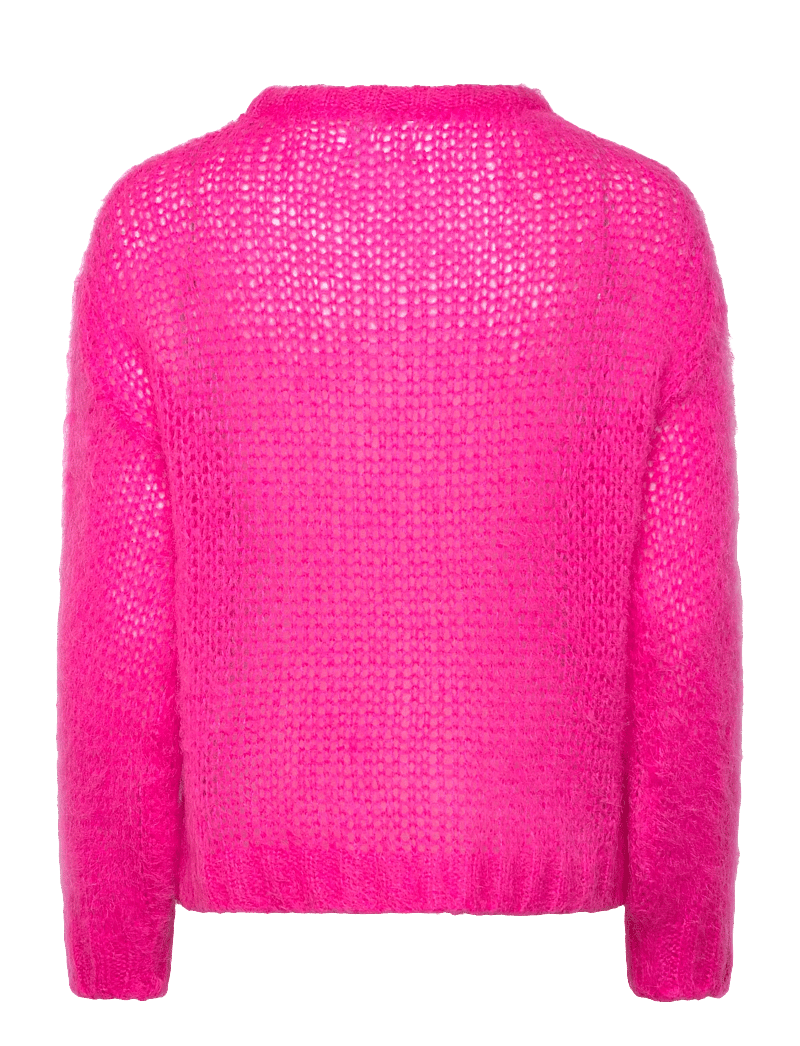 Noella - Delta Knit Sweater - pullover - bright pink - 1