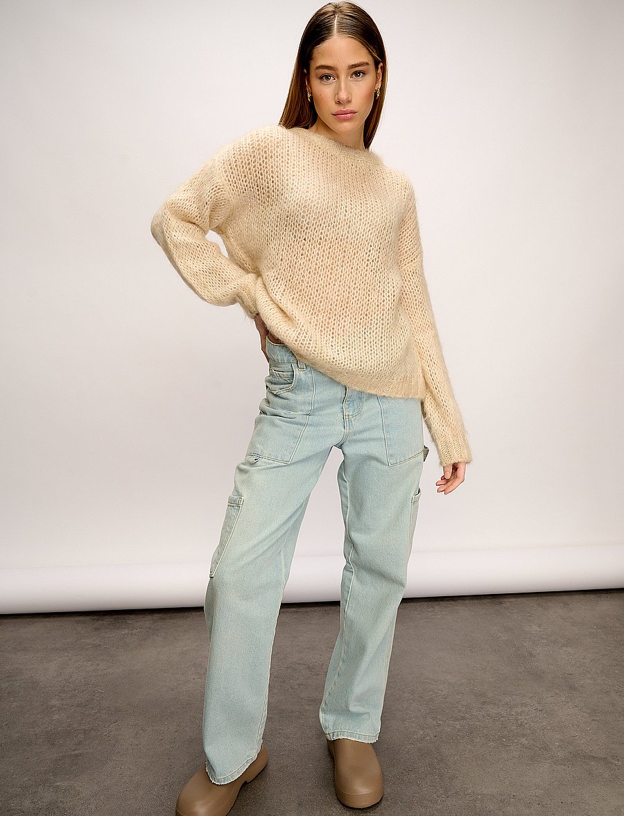 Noella - Delta Knit Sweater - pullover - camel - 0