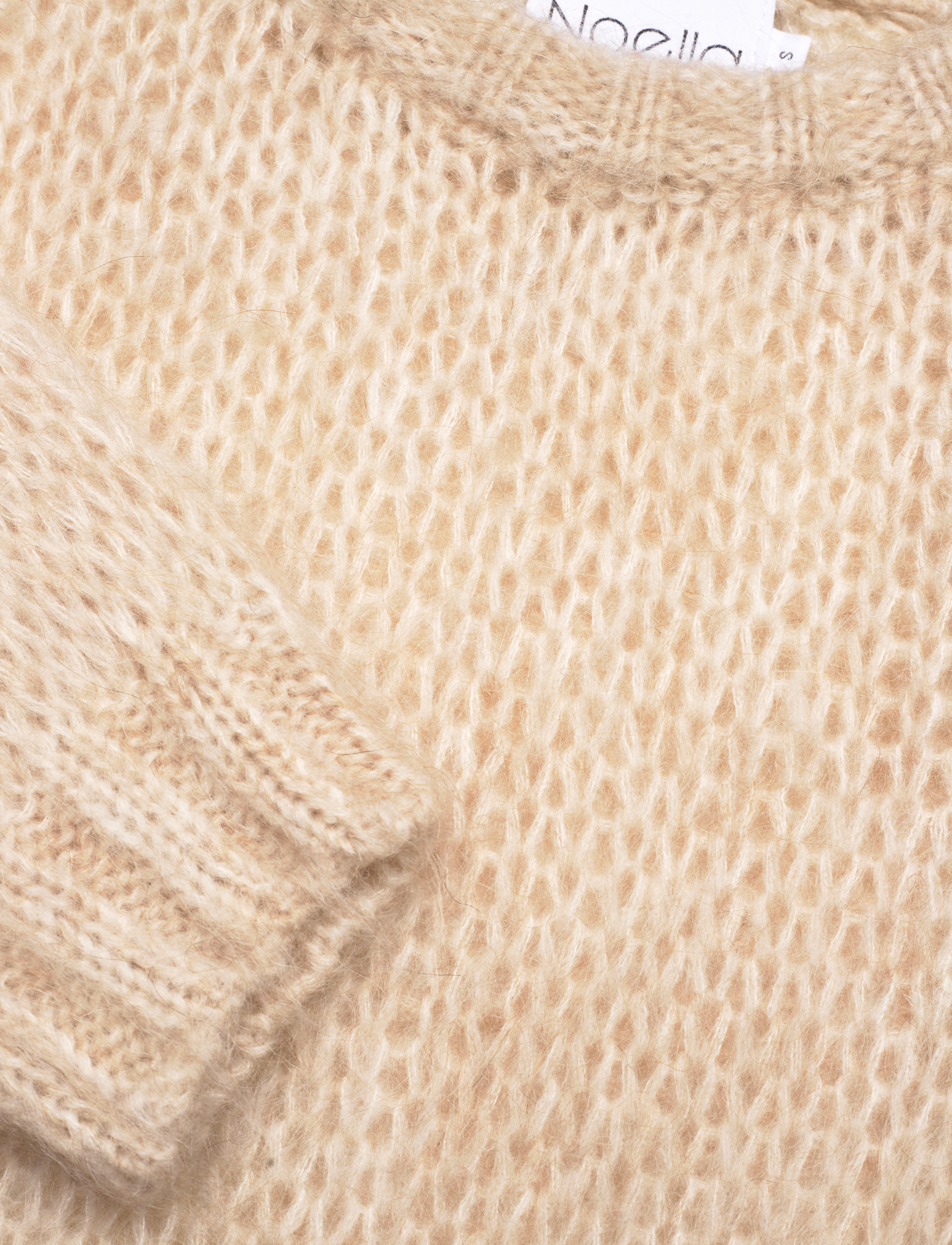 Noella - Delta Knit Sweater - neulepuserot - camel - 5