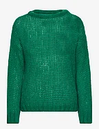 Delta Knit Sweater - GRASS GREEN