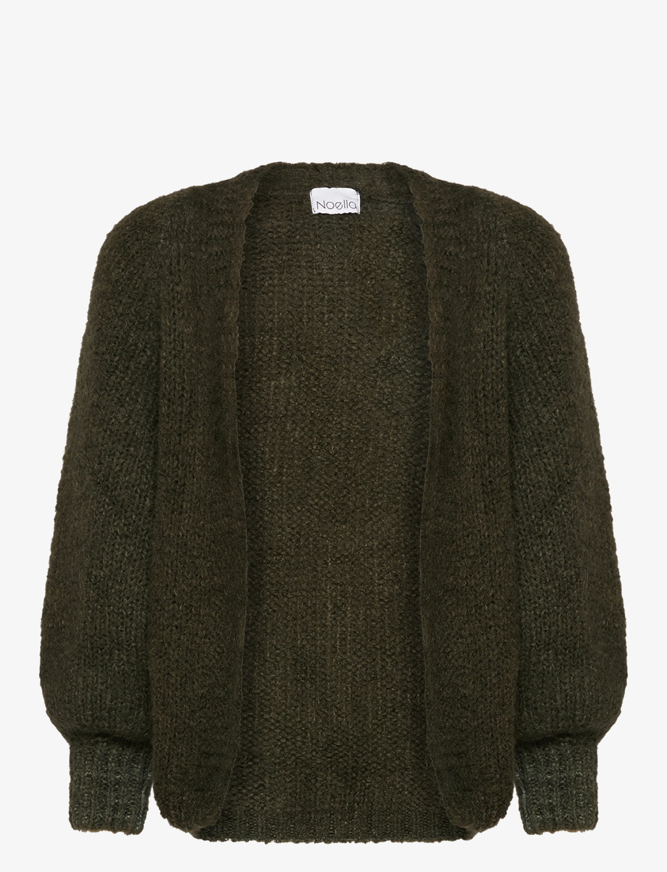 Noella - Fora Knit Cardigan - cardigans - dark army - 1