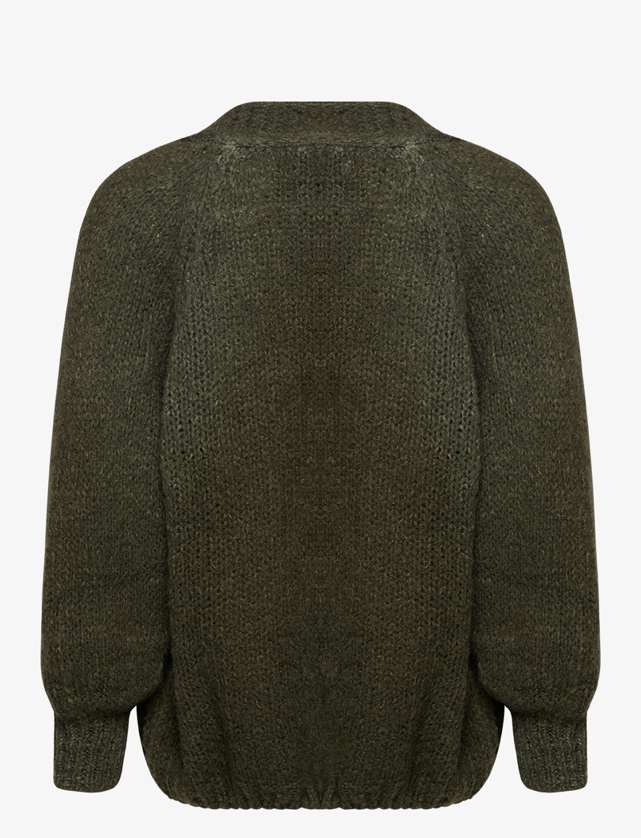 Noella - Fora Knit Cardigan - cardigans - dark army - 2