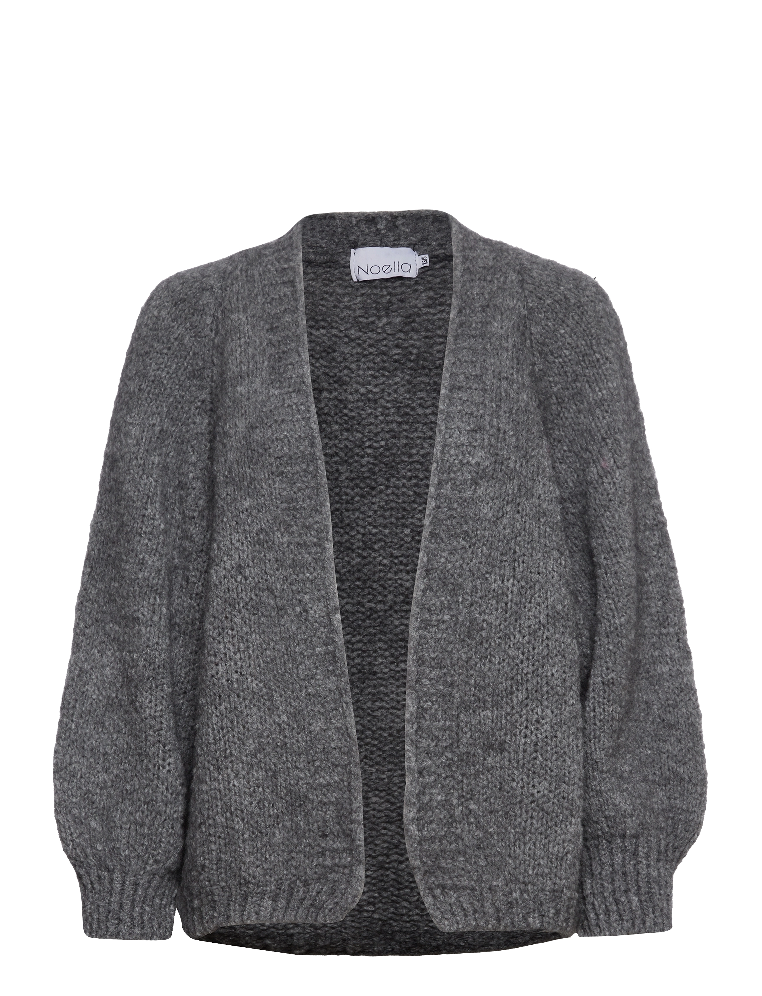 Noella Fora Knit Cardigan - Strickmode - DARK GREY MELANGE / grey