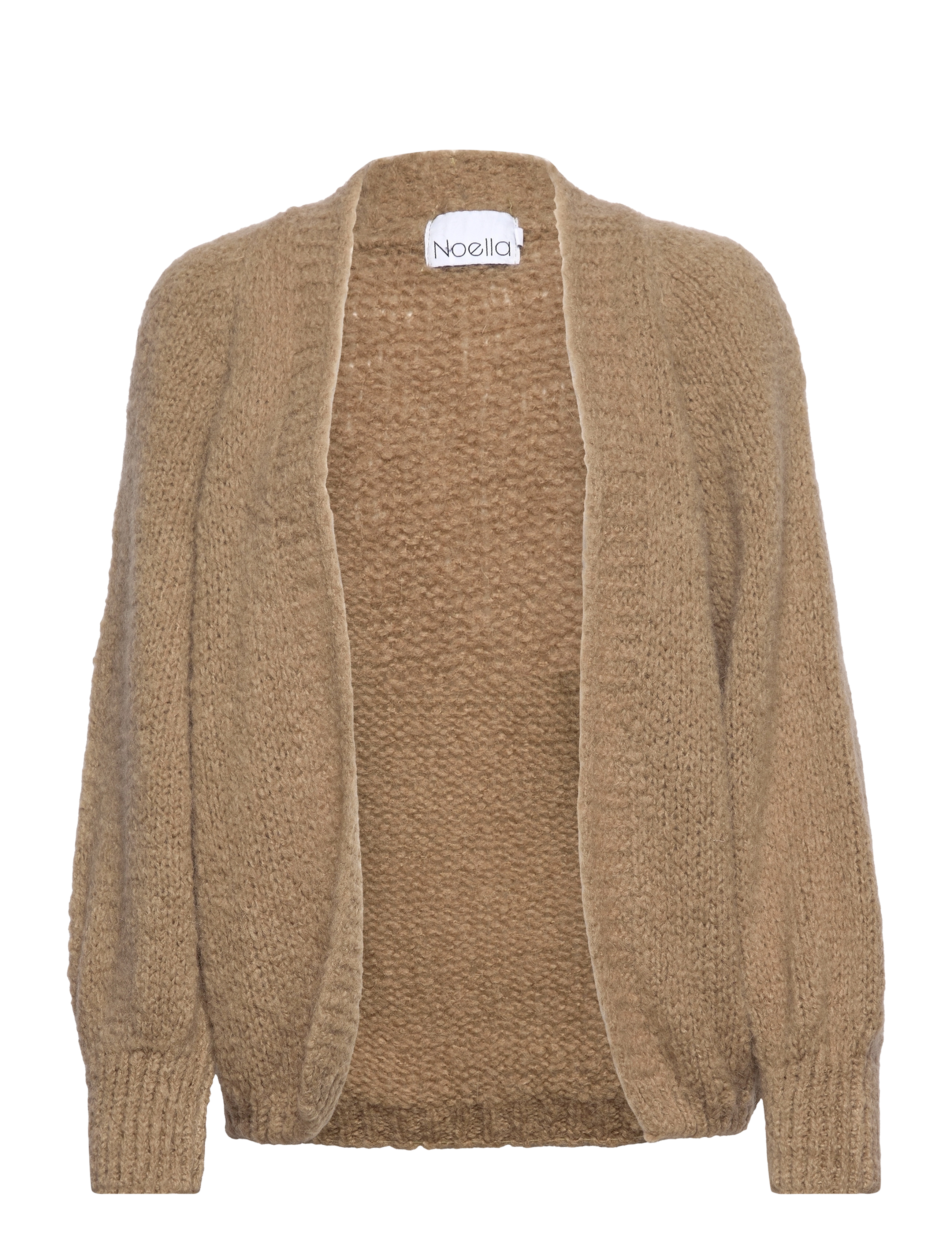 Noella Fora Knit Cardigan - Cardigans - NATURE BROWN / beige