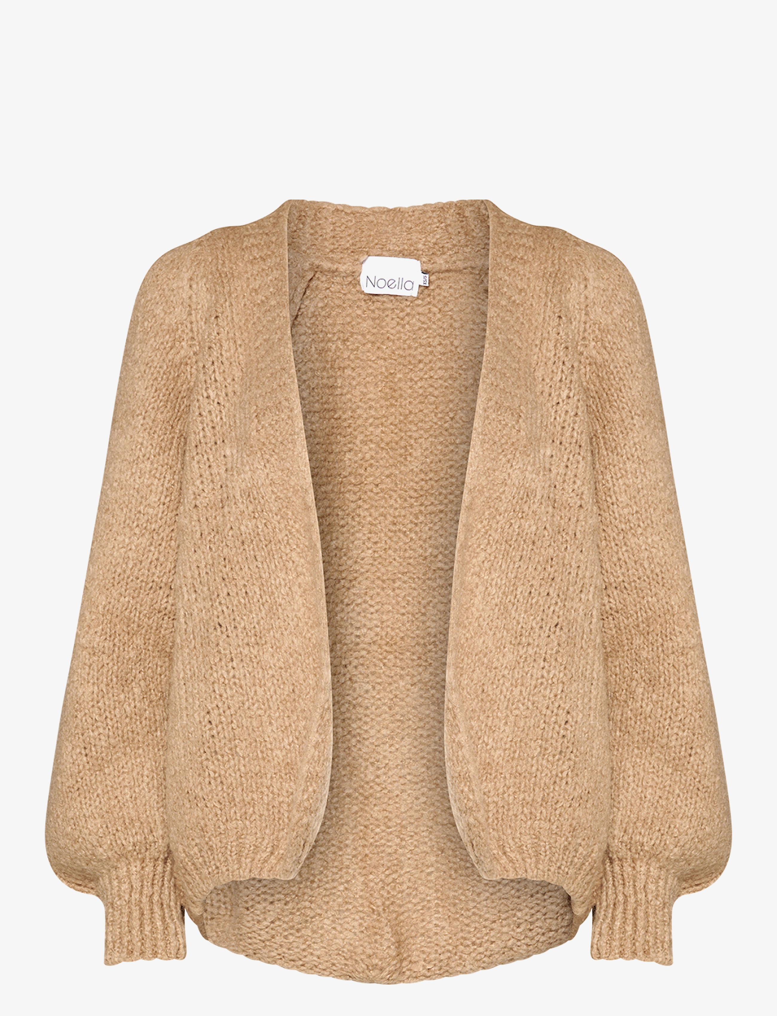 Noella - Fora Knit Cardigan - cardigans - nature brown - 1