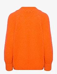 Noella - Fora Knit Cardigan - susegamieji megztiniai - neon orange - 1