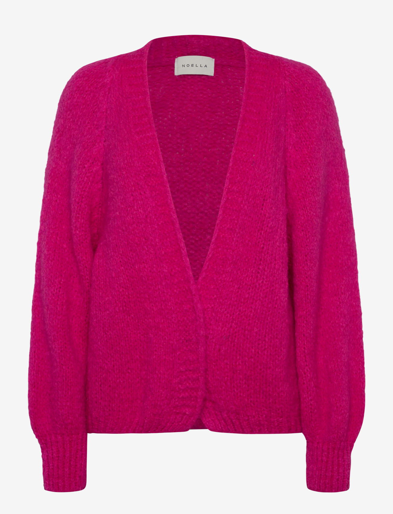 Noella - Fora Knit Cardigan - cardigans - neon pink - 0