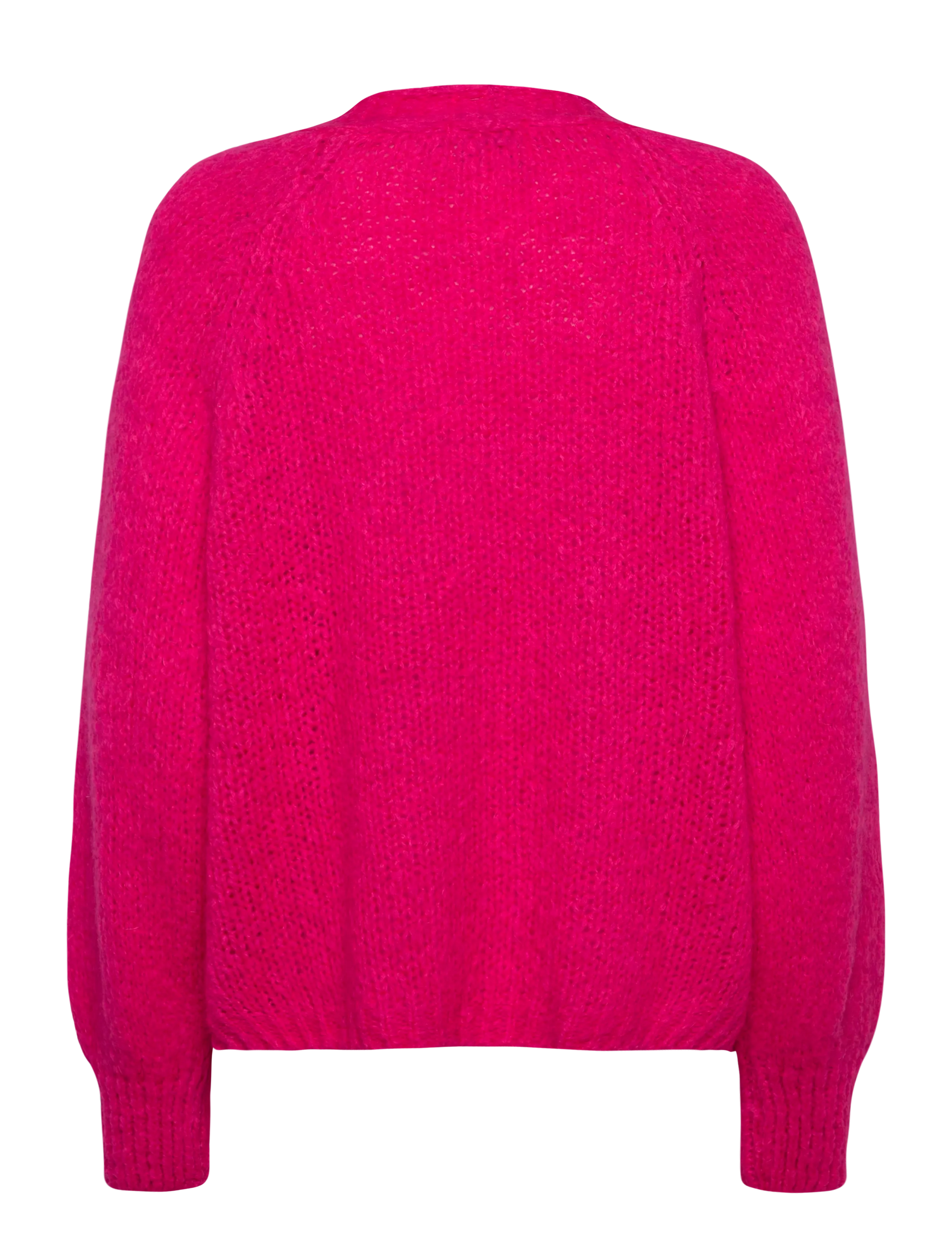 Noella - Fora Knit Cardigan - cardigans - neon pink - 1