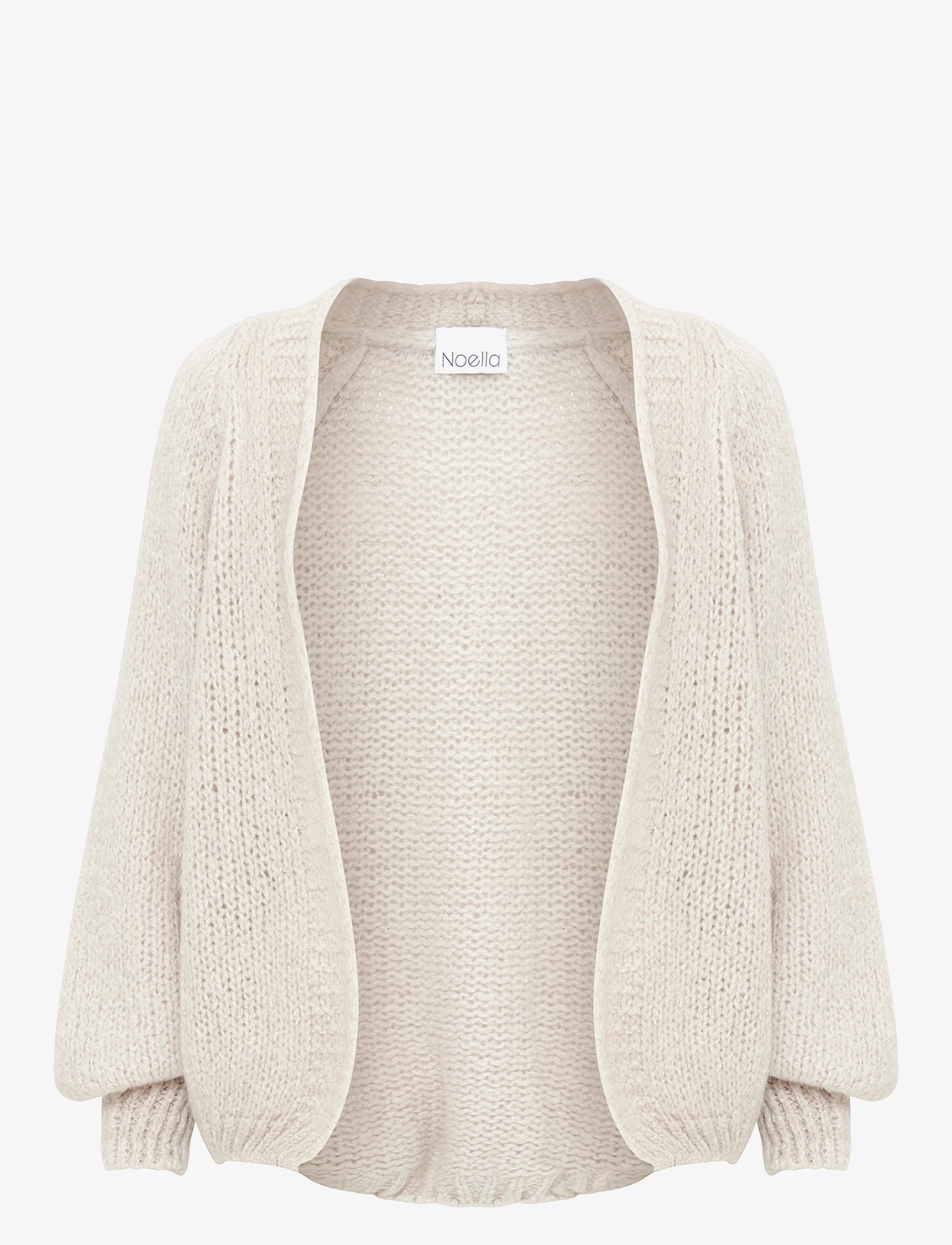 Noella - Fora Knit Cardigan - cardigans - sand - 1