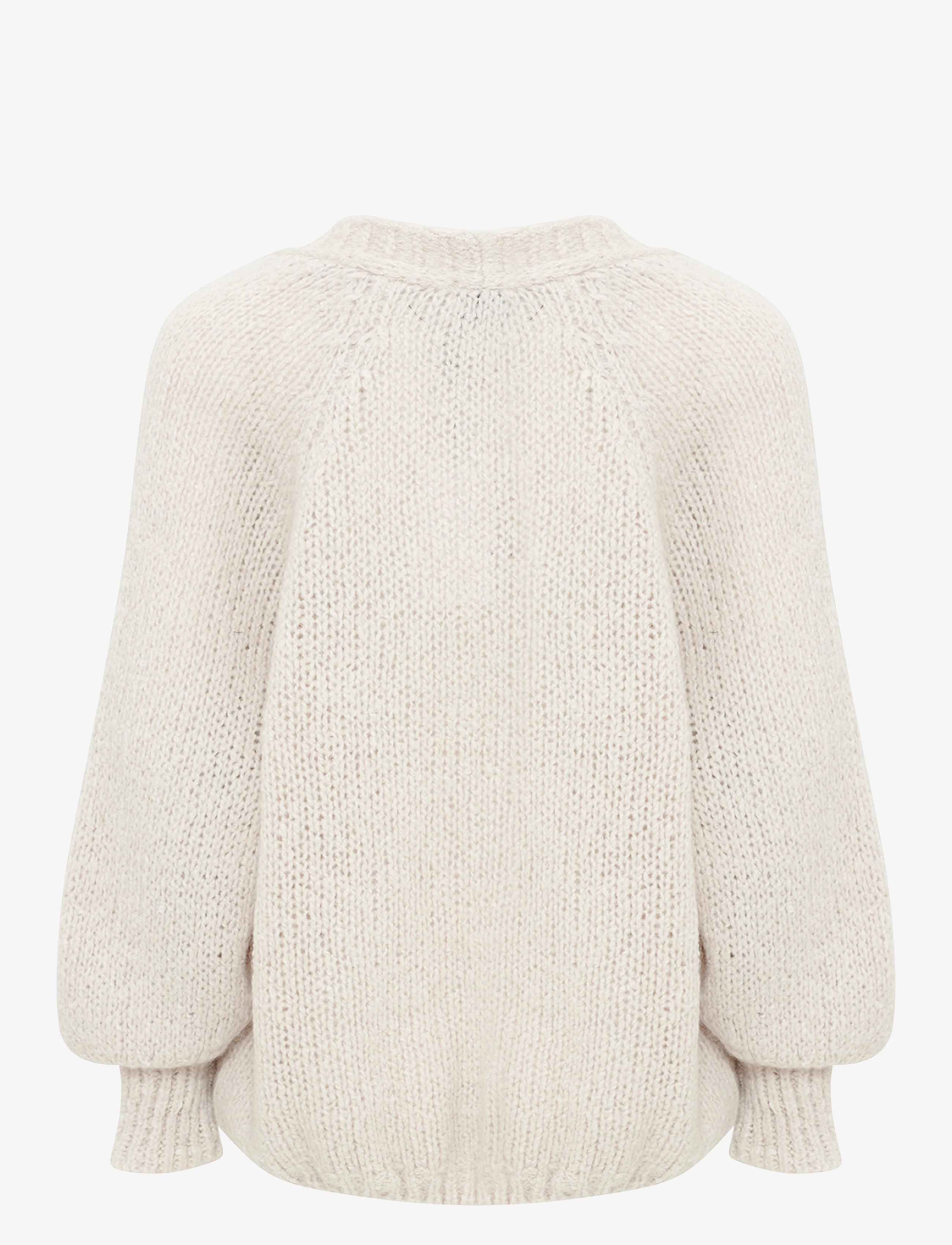 Noella - Fora Knit Cardigan - koftor - sand - 2