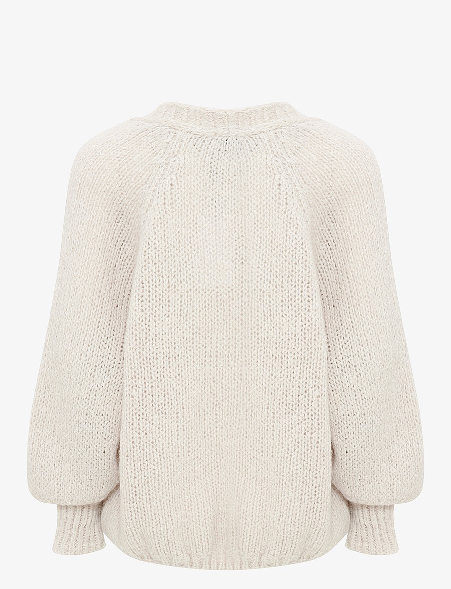 Noella - Fora Knit Cardigan - cardigans - sand - 2
