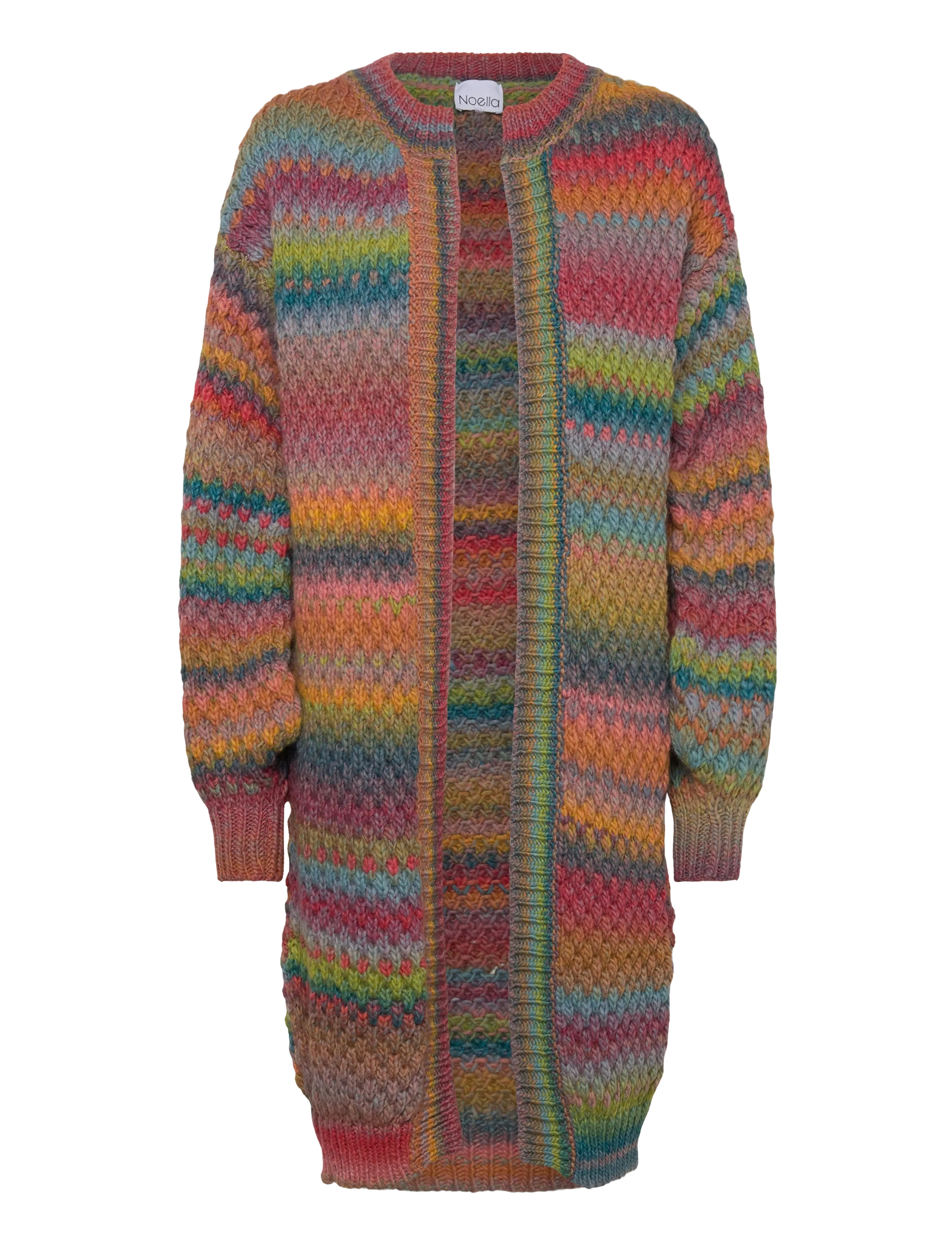 Noella Gio Knit Cardigan, S/M, Knitwear, Mehrfarbig/gemustert - Cardigans, Frauen