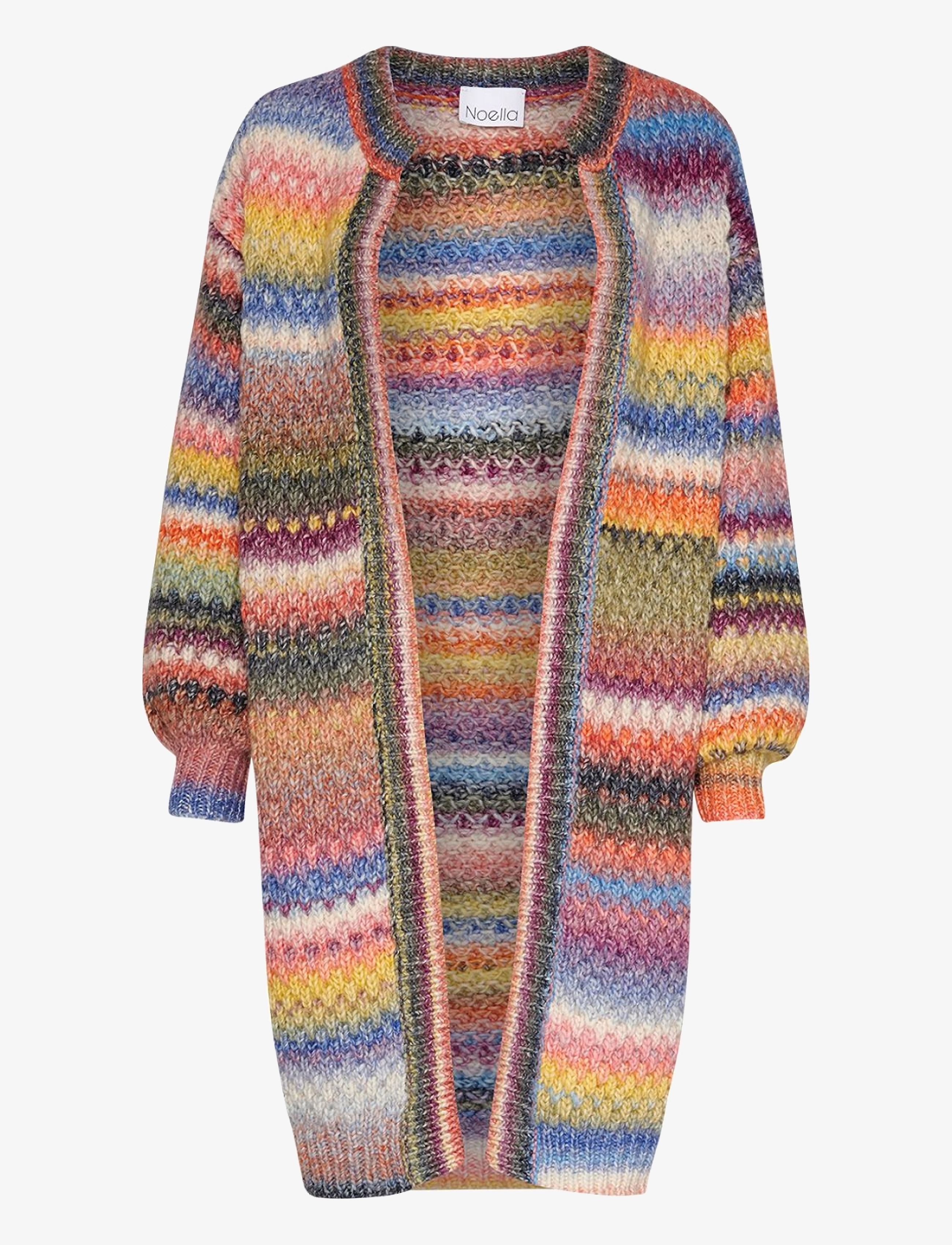 Noella - Gio Knit Cardigan - koftor - multi mix - 2