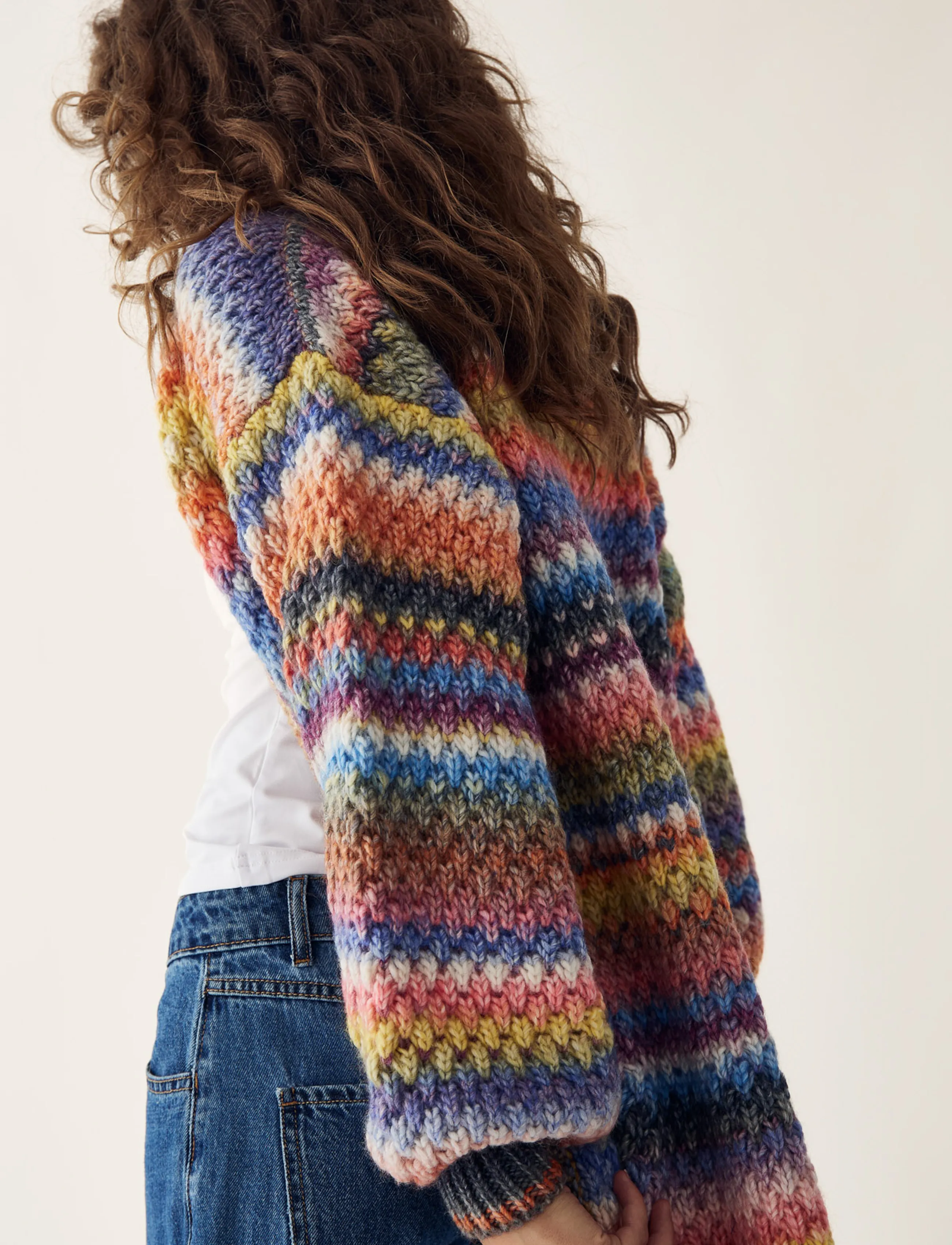 Noella - Gio Knit Cardigan - strickjacken - multi mix - 4