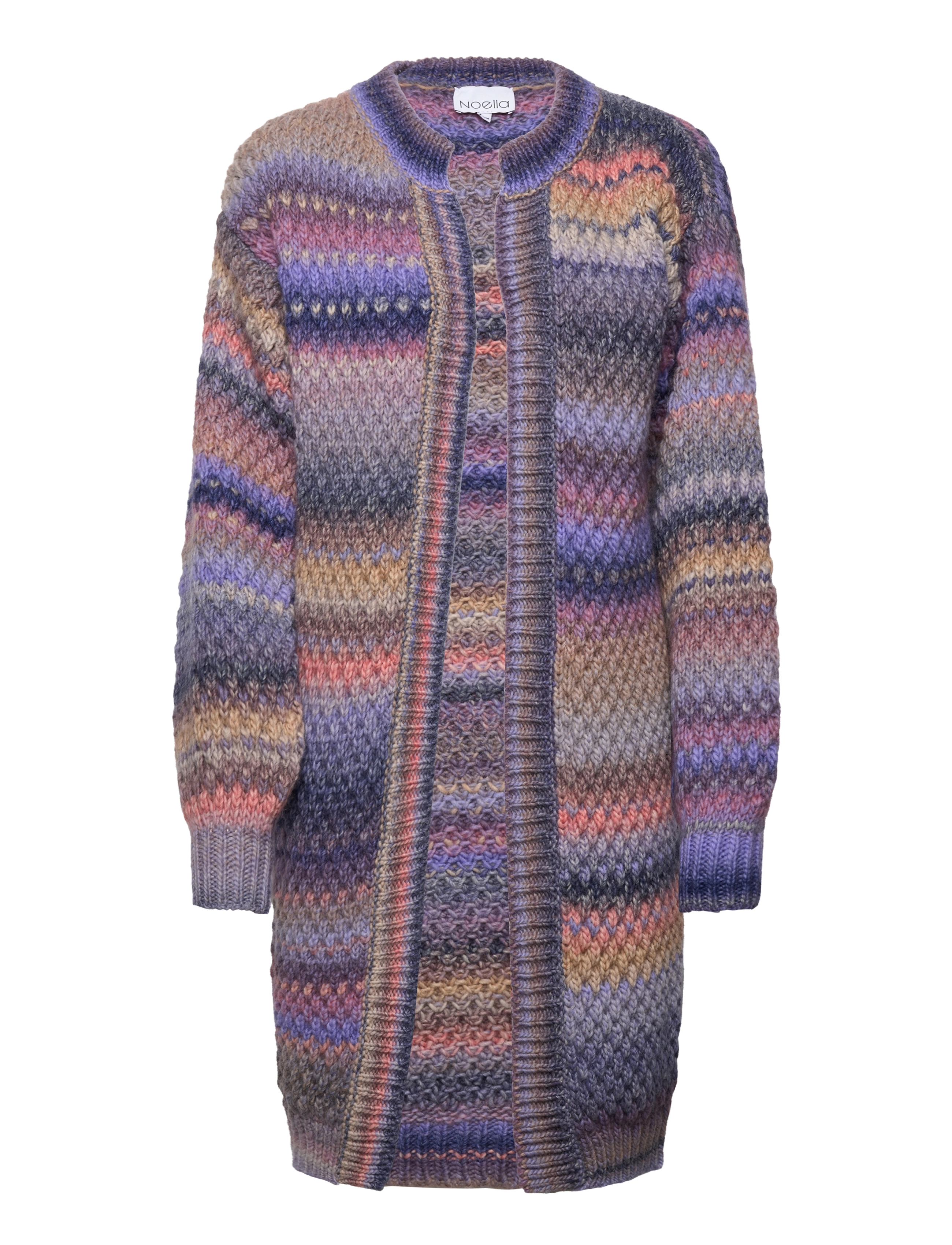 Noella - Gio Knit Cardigan - herbstliche kleidung - rainbow mix - 0