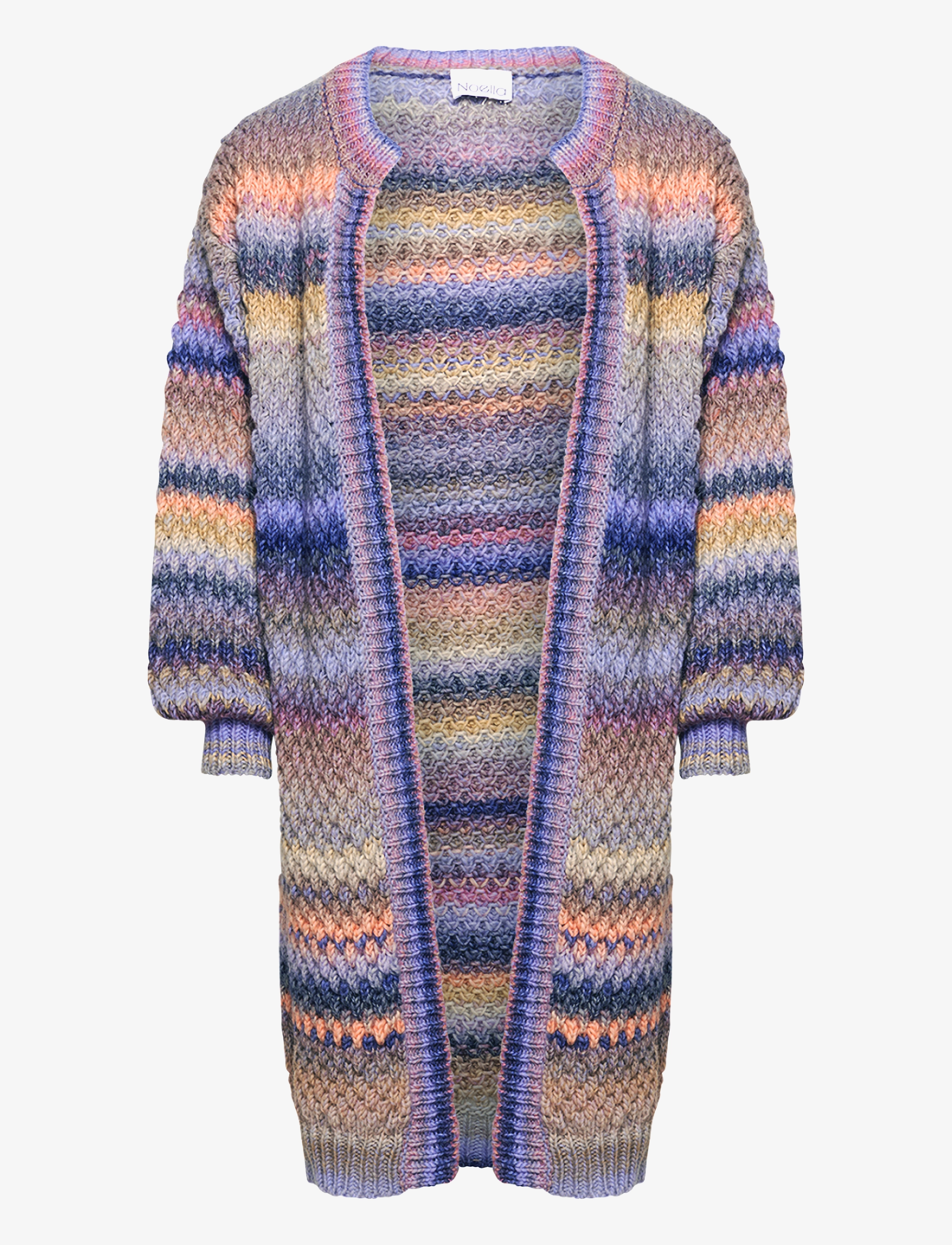 Noella - Gio Knit Cardigan - herbstliche kleidung - rainbow mix - 1