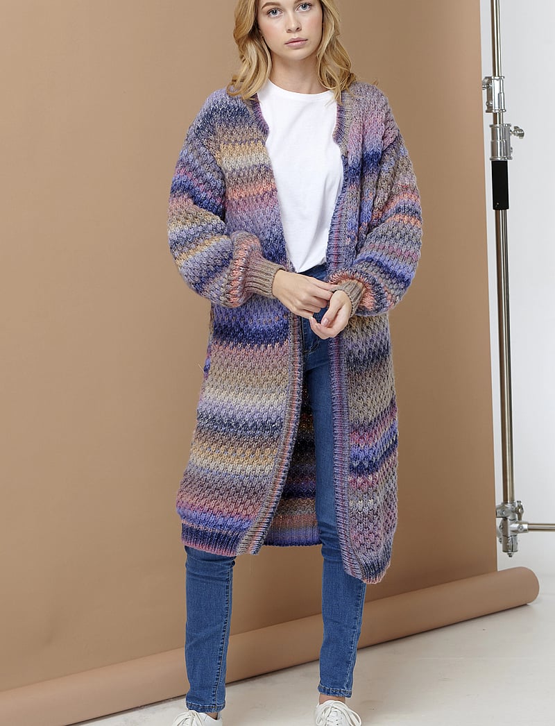 Noella - Gio Knit Cardigan - koftor - rainbow mix - 4