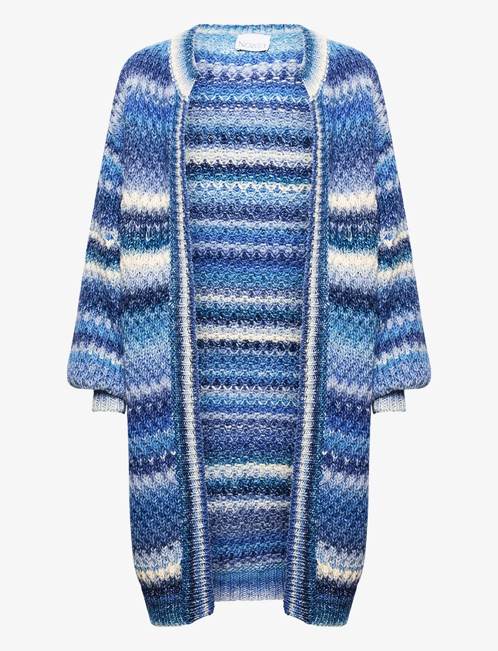 Noella - Gio Knit Cardigan - koftor - sky mix - 2