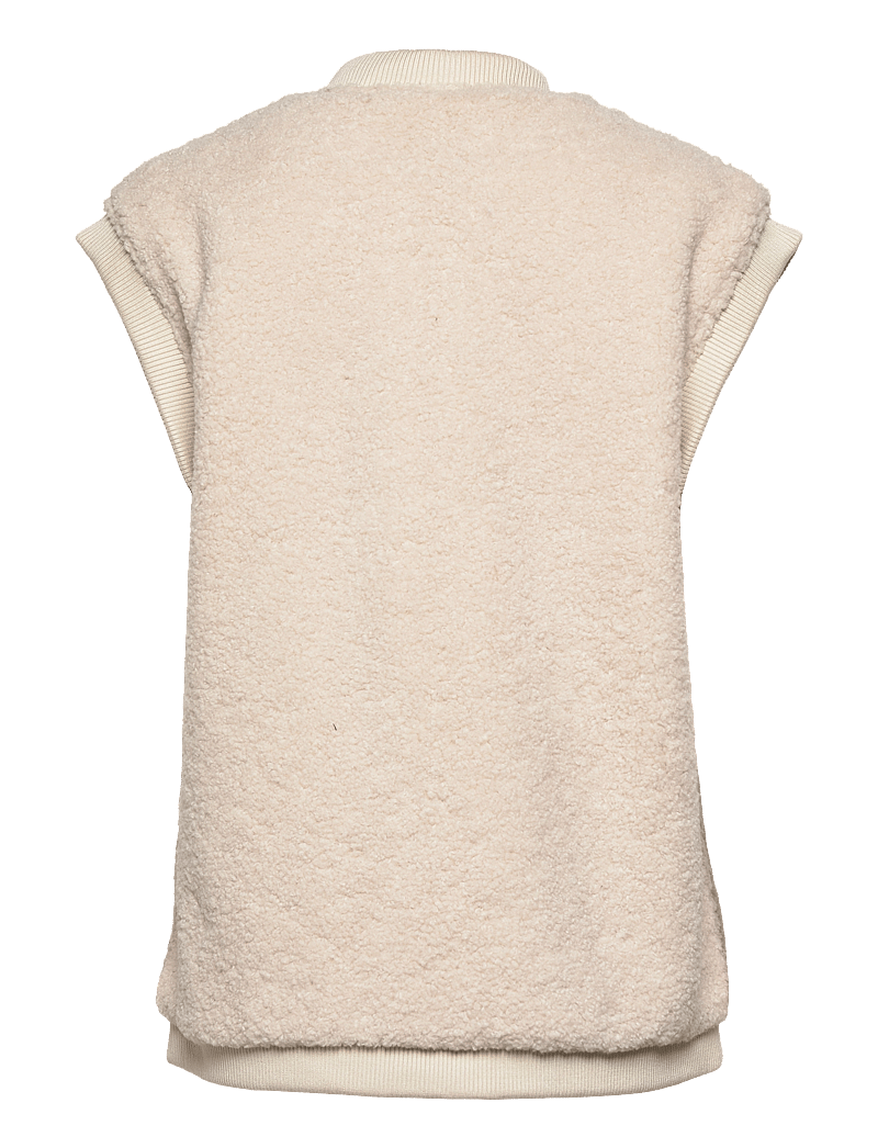 Noella - Effi Pile Vest Polyester - forårsjakker - camel/sand mix - 1