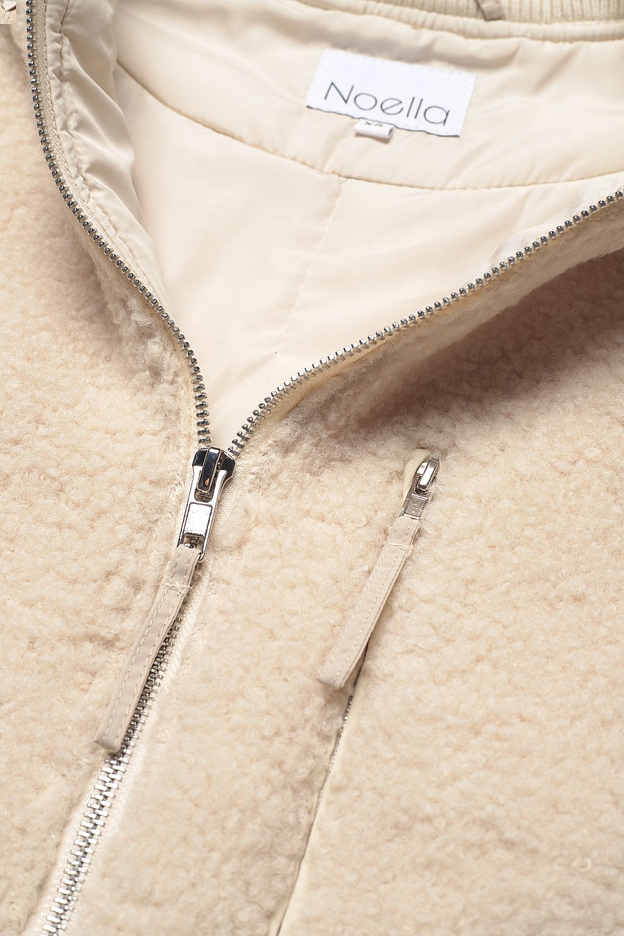 Noella - Effi Pile Vest Polyester - kevadjoped - camel/sand mix - 2