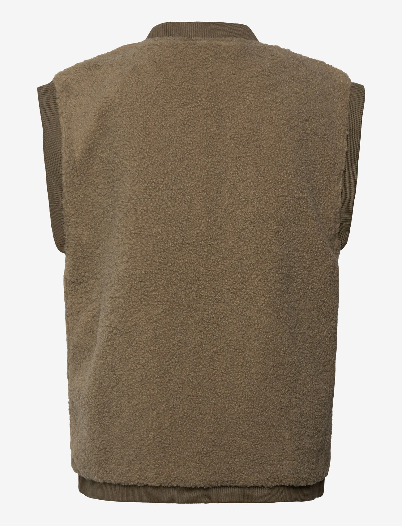 Noella - Effi Pile Vest Polyester - kevättakit - olive/dusty army mix - 1