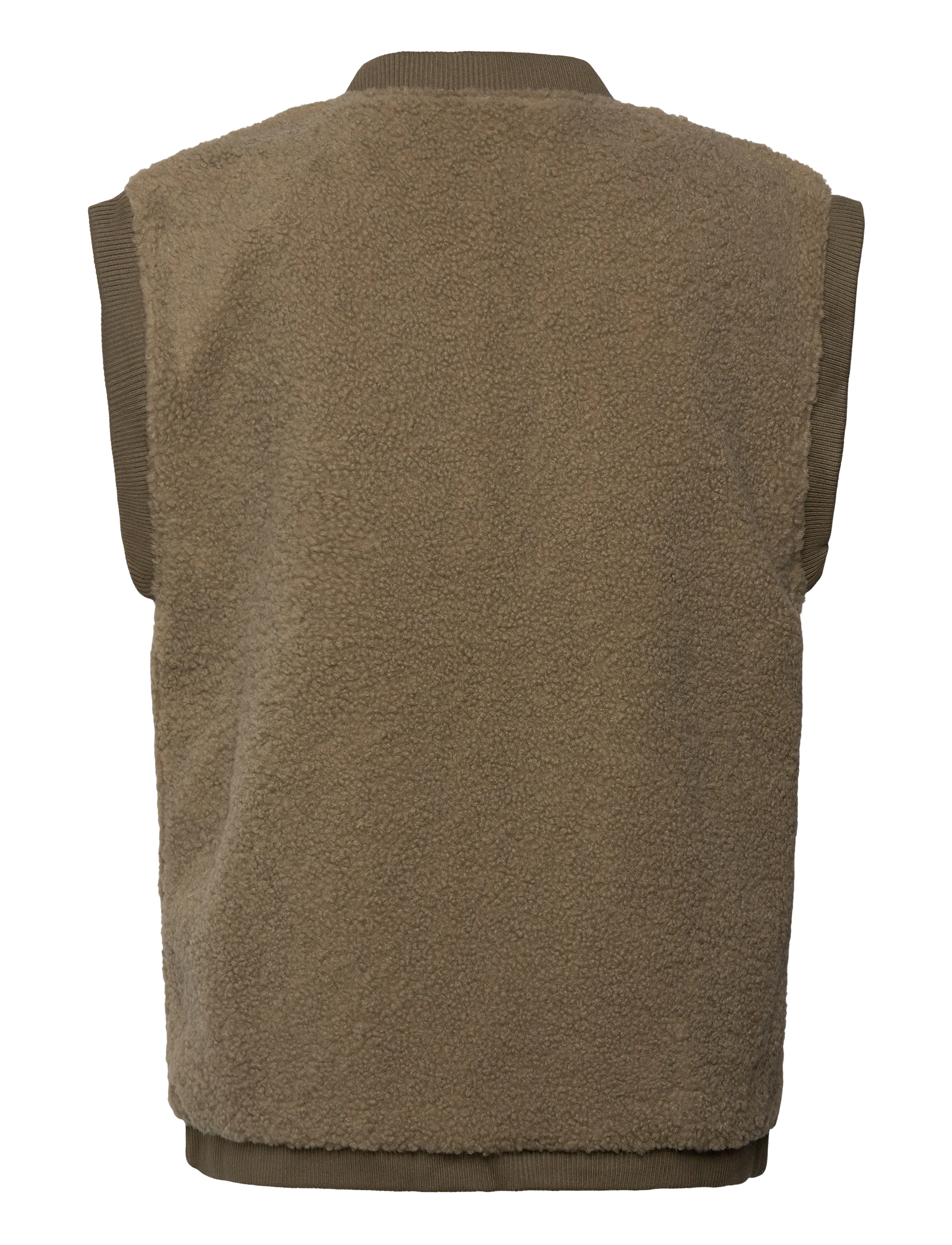 Noella - Effi Pile Vest Polyester - overtøj - olive/dusty army mix - 1