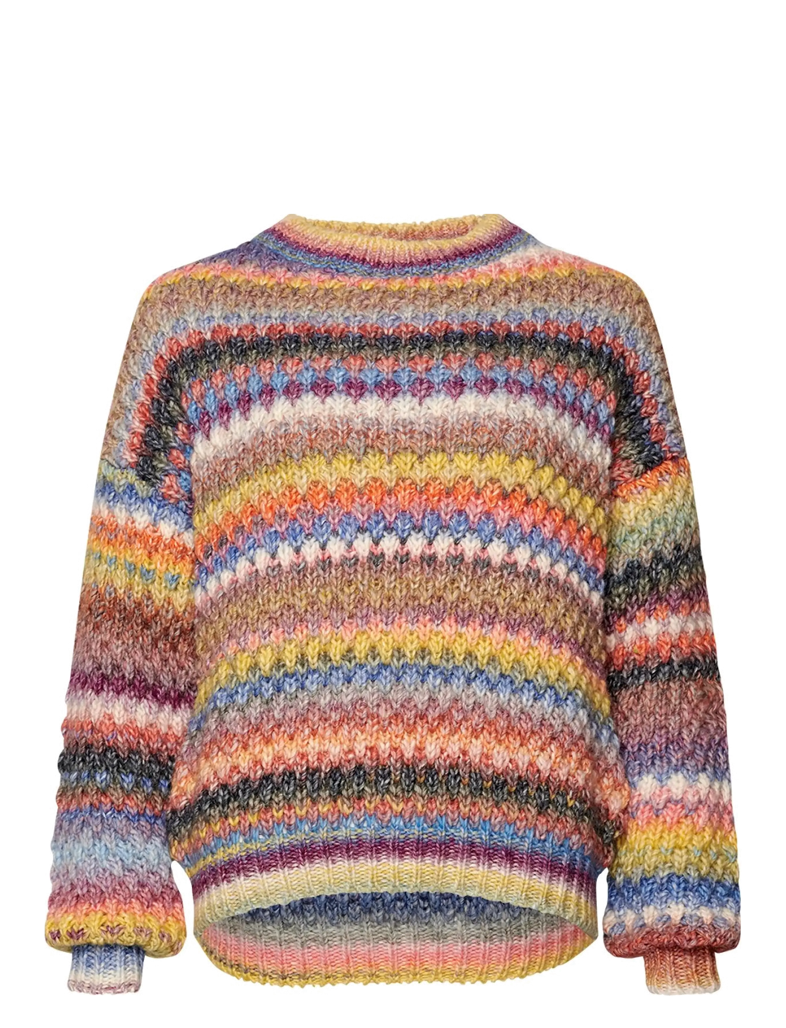 Noella - Gio Knit Sweater - kampsunid - multi mix - 2