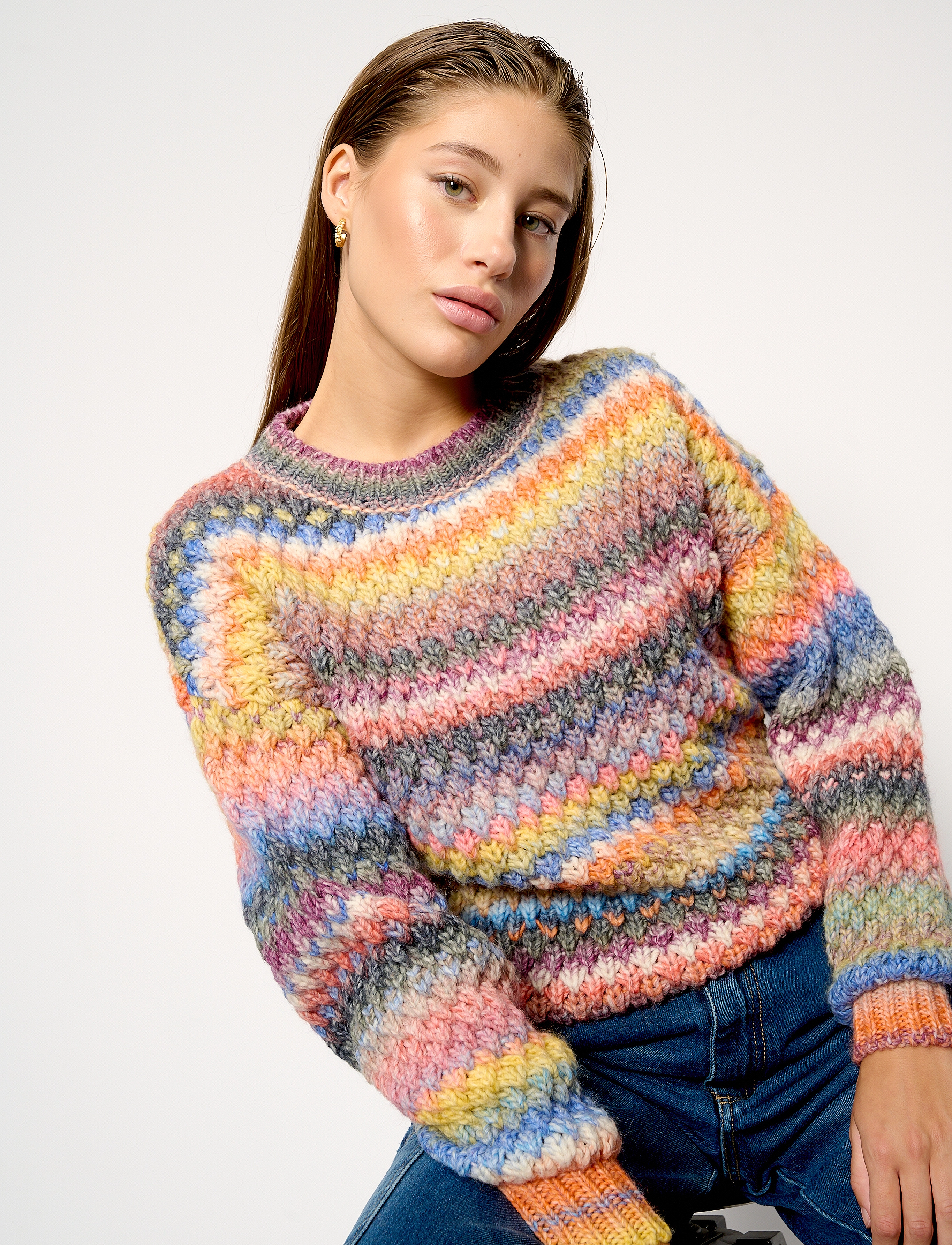 Noella Gio Knit Sweater, S/M, Knitwear, Schwarz - Jumpers, Frauen