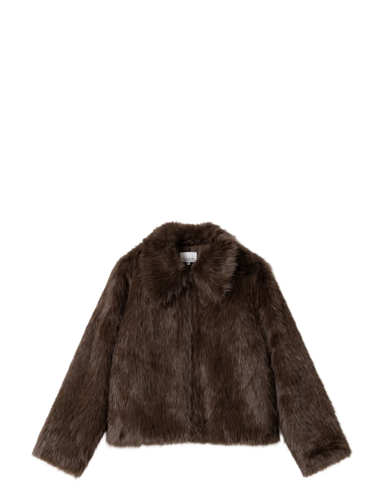 Noella - Kallysta Jacket - faux fur jakker - chocolate brown - 2