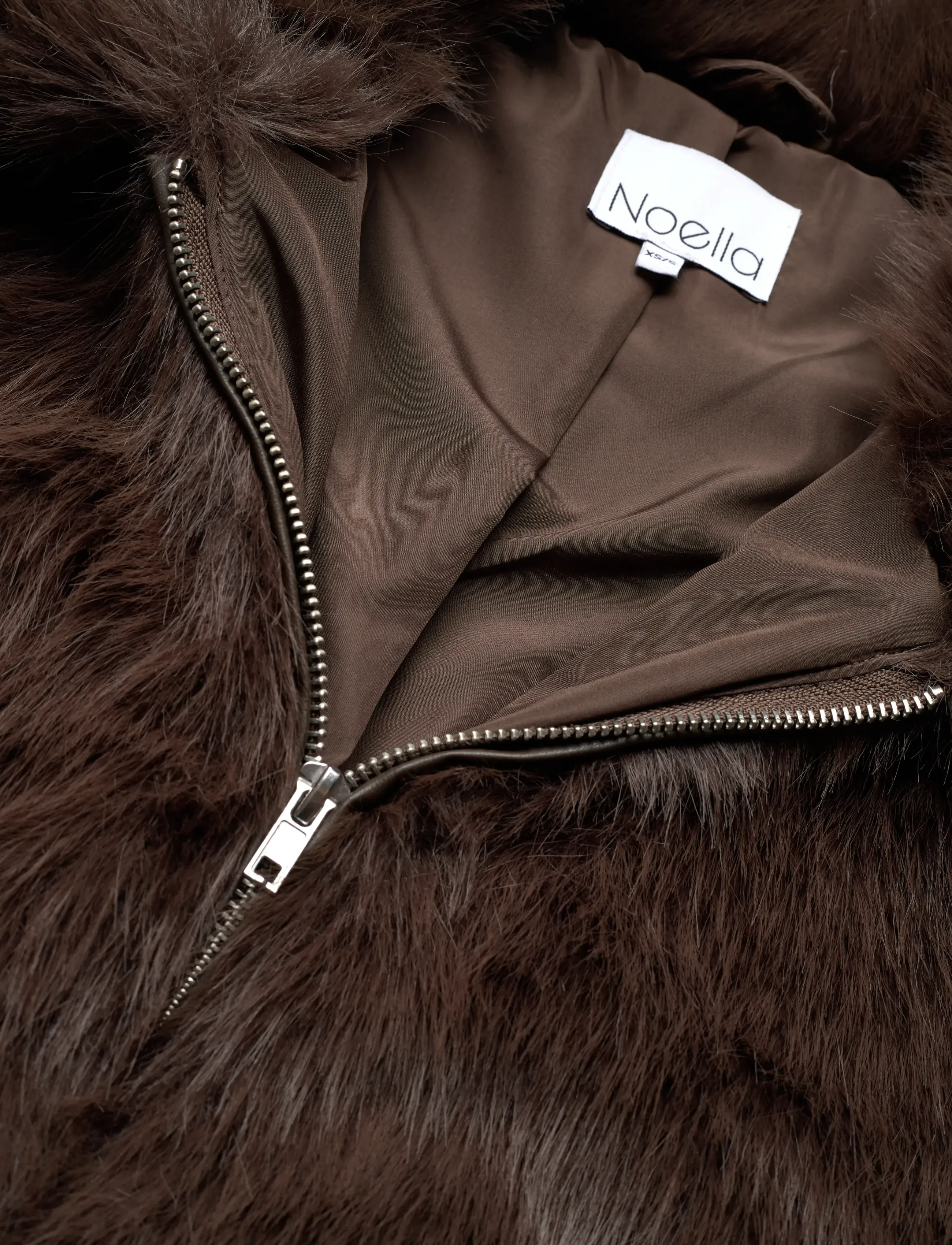 Noella - Kallysta Jacket - fausse fourrure - chocolate brown - 2