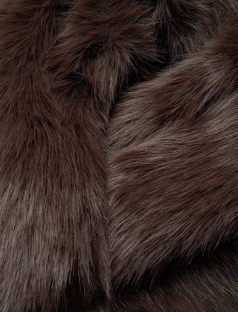 Noella - Kallysta Jacket - kunstkarusnahk - chocolate brown - 3