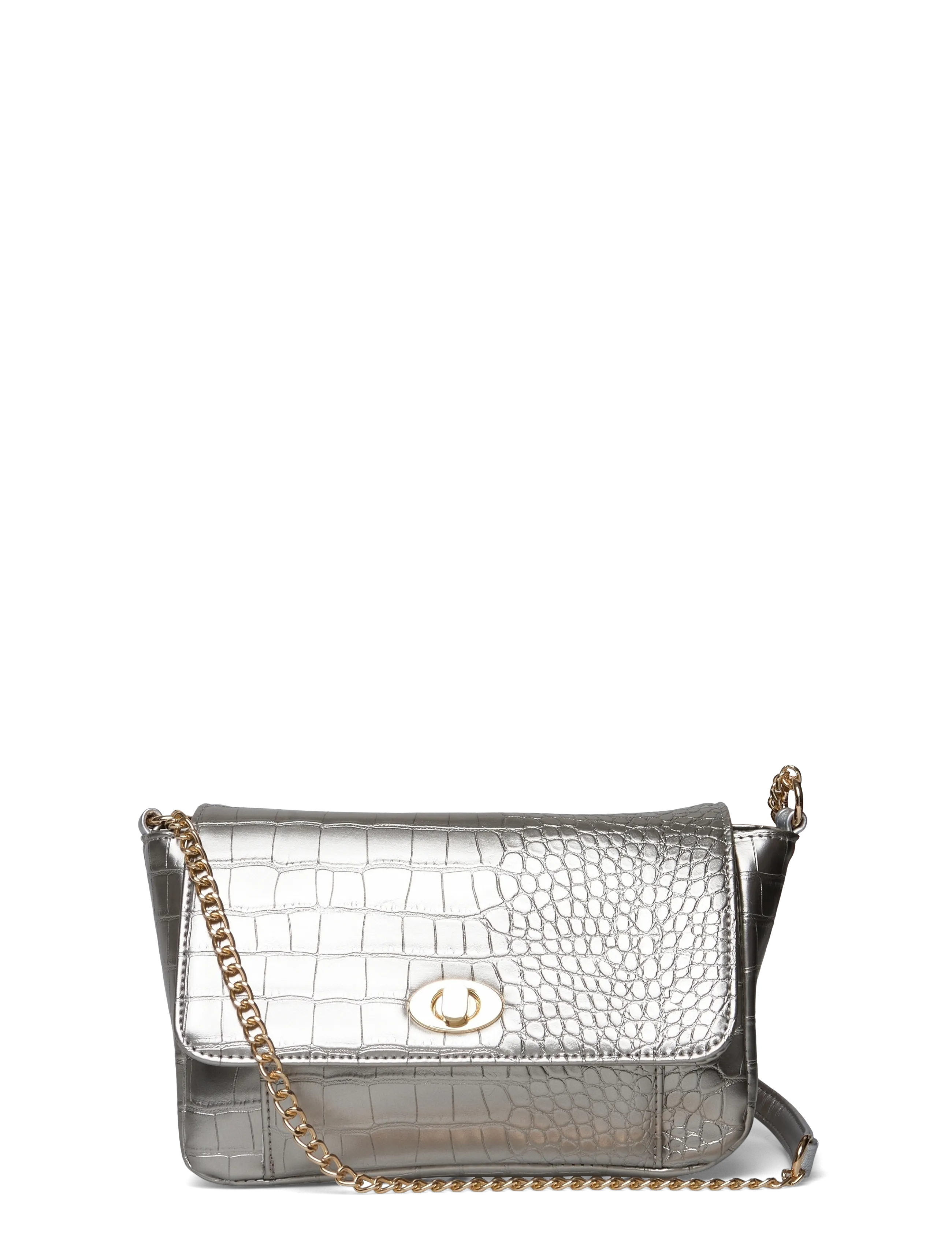 Noella Teagan Croco Bag - Umhängetaschen - SILVER CROC / silver
