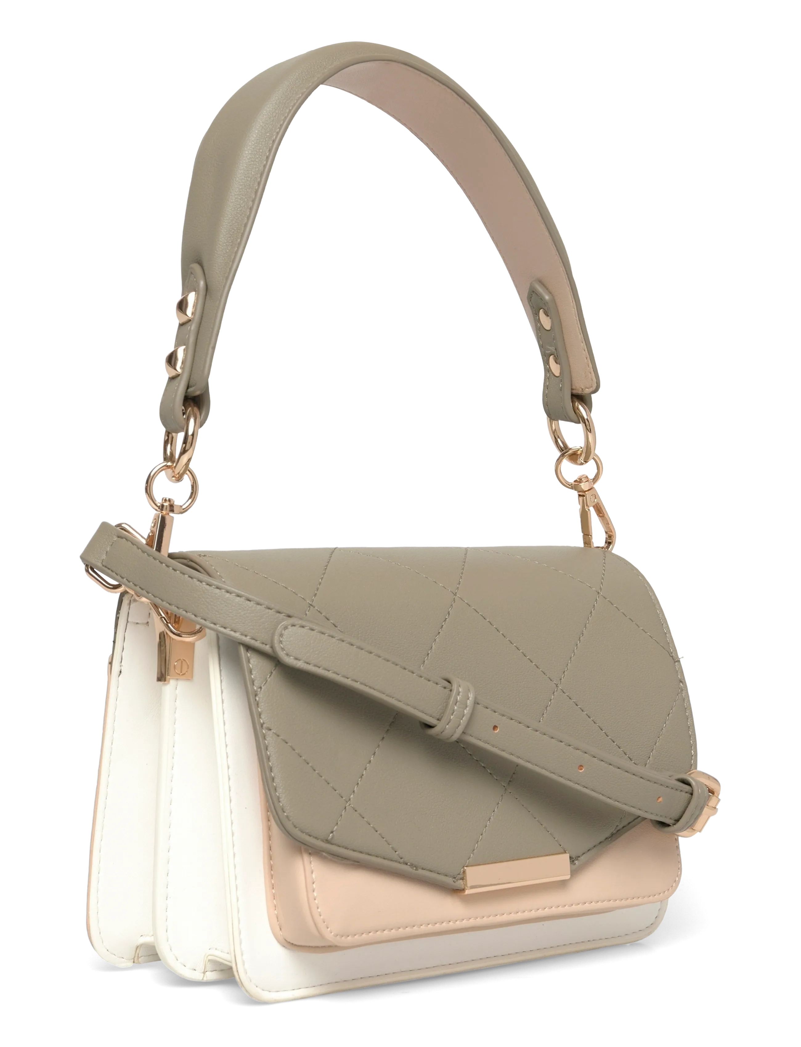 Noella - Blanca Bag Medium - fashion trends - army/white/beige - 2